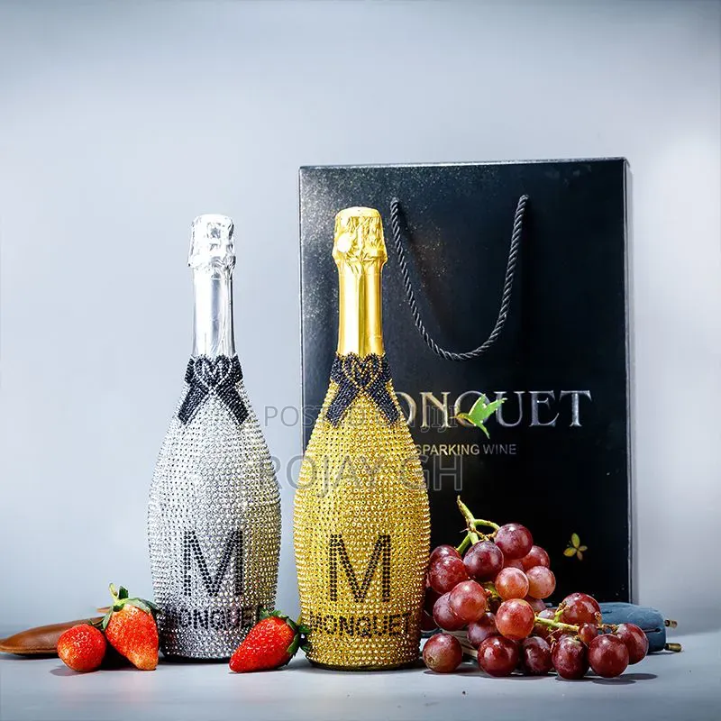 2 in 1 Monquet Sparkling Wine Bottles in Gift Box