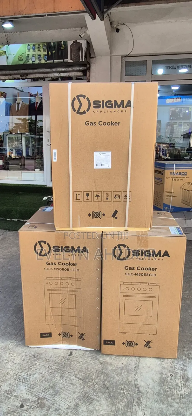 Quality Sigma Stove With 1 Electric and 3 Gas Cooker With Oven