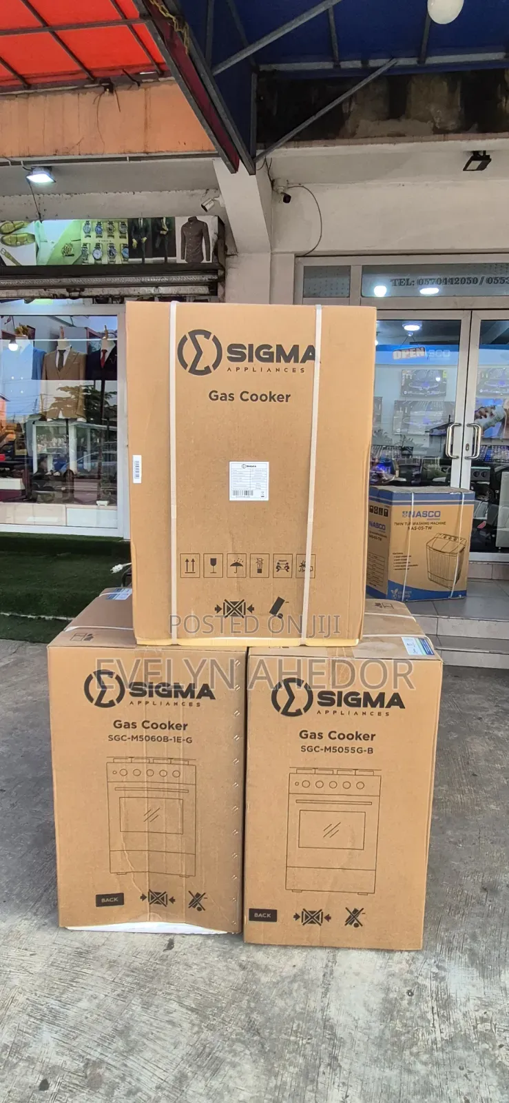 Quality Sigma Stove With 1 Electric and 3 Gas Cooker With Oven