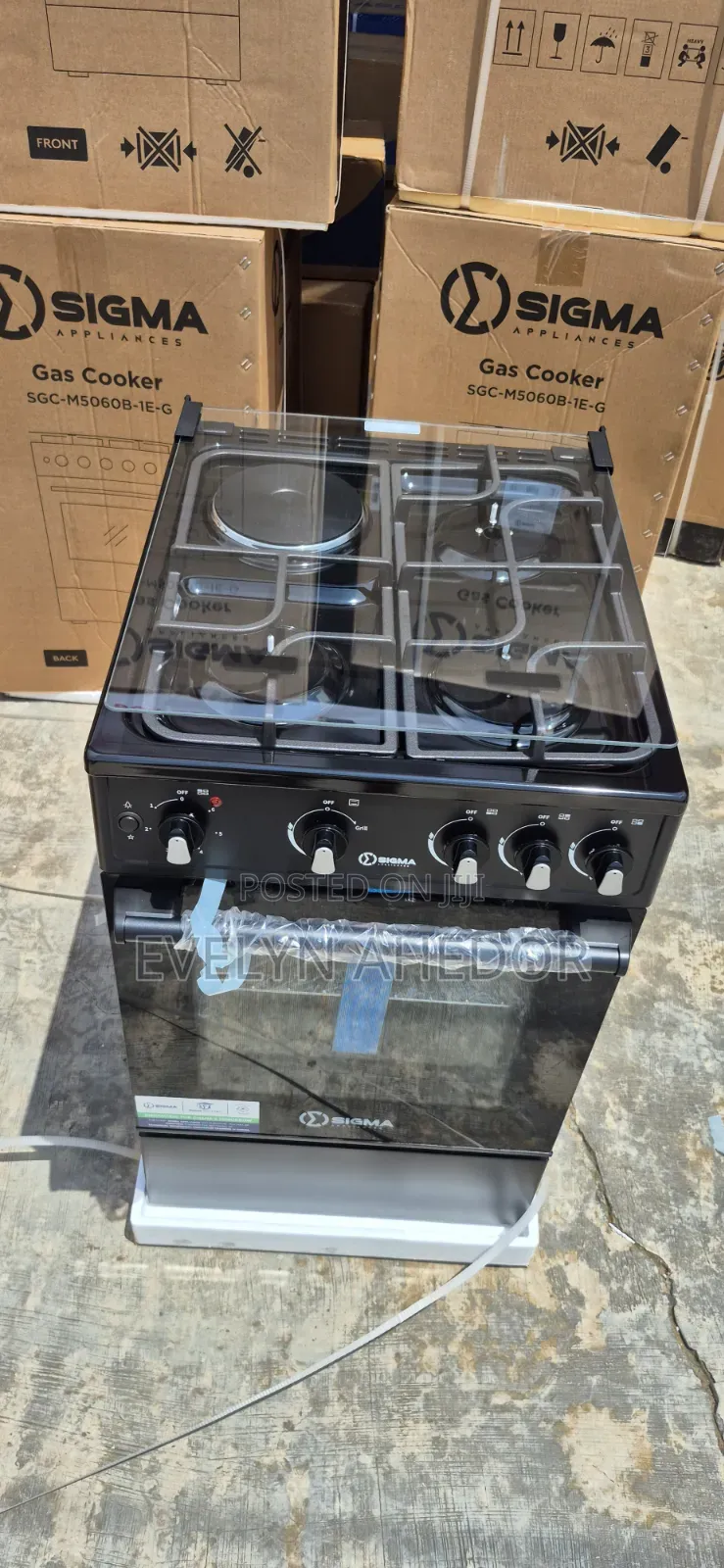 Quality Sigma Stove With 1 Electric and 3 Gas Cooker With Oven