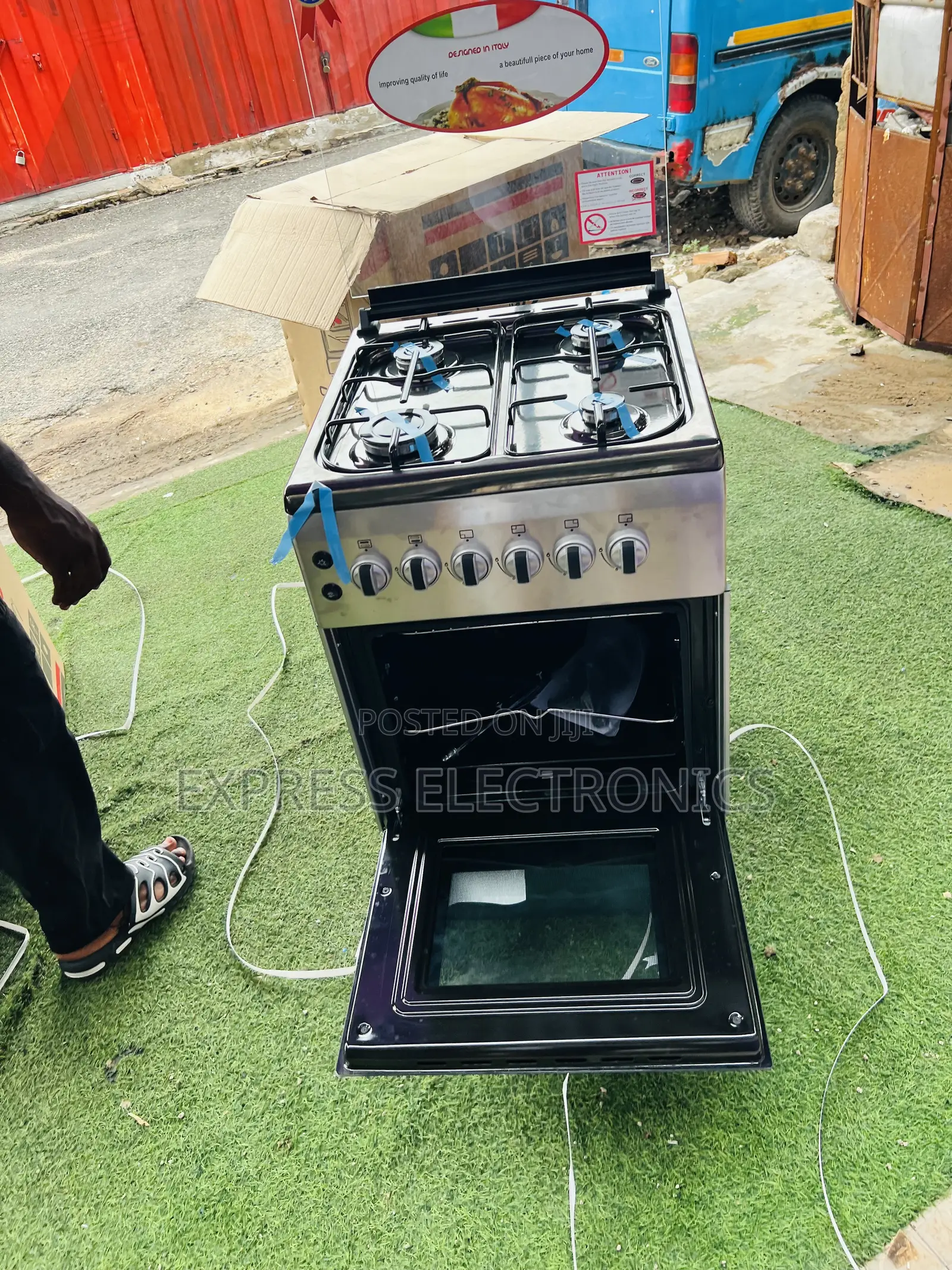 Less Expensive Gas Cooker Oven Grill New Line 4b 50/60.