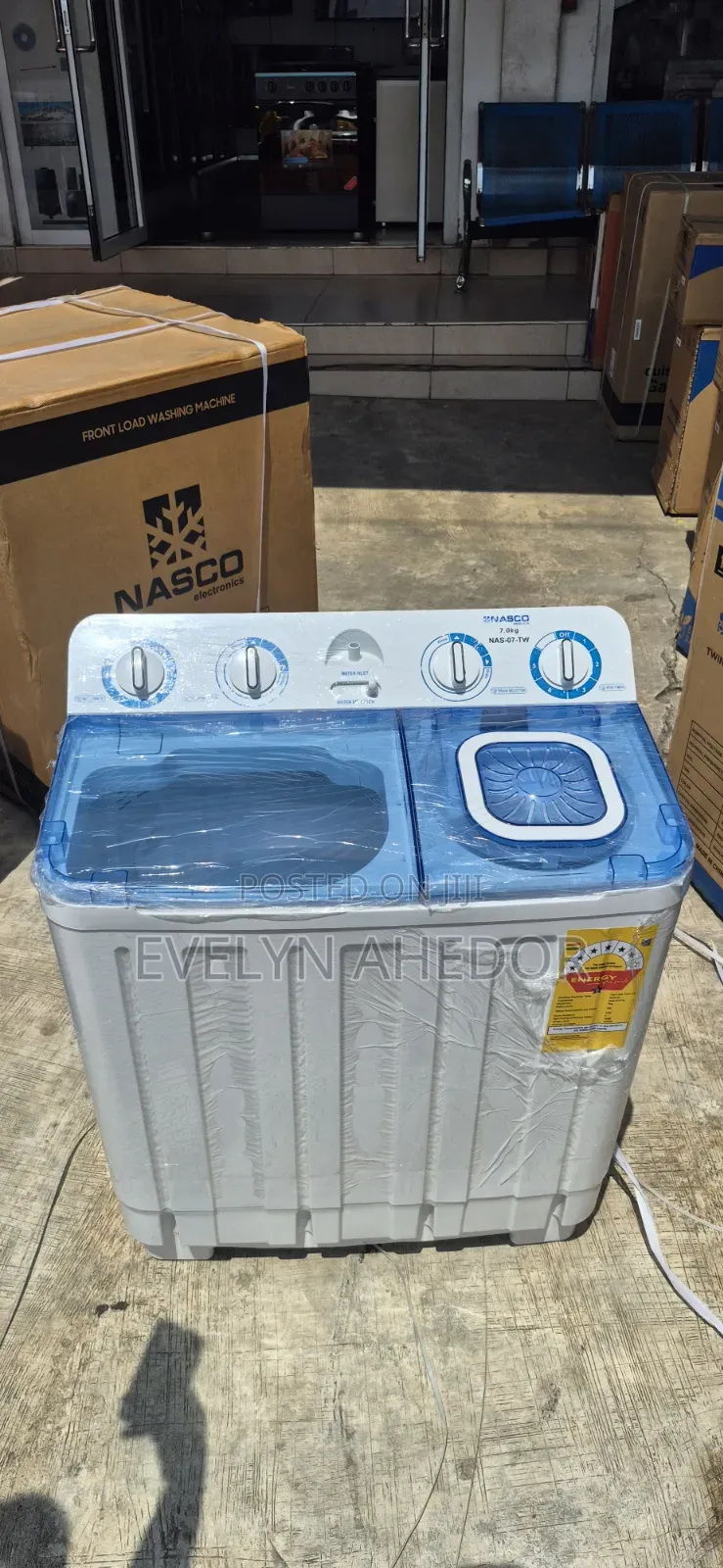 Nasco Twin Tap Top Load Washing Machine Semi Automatic