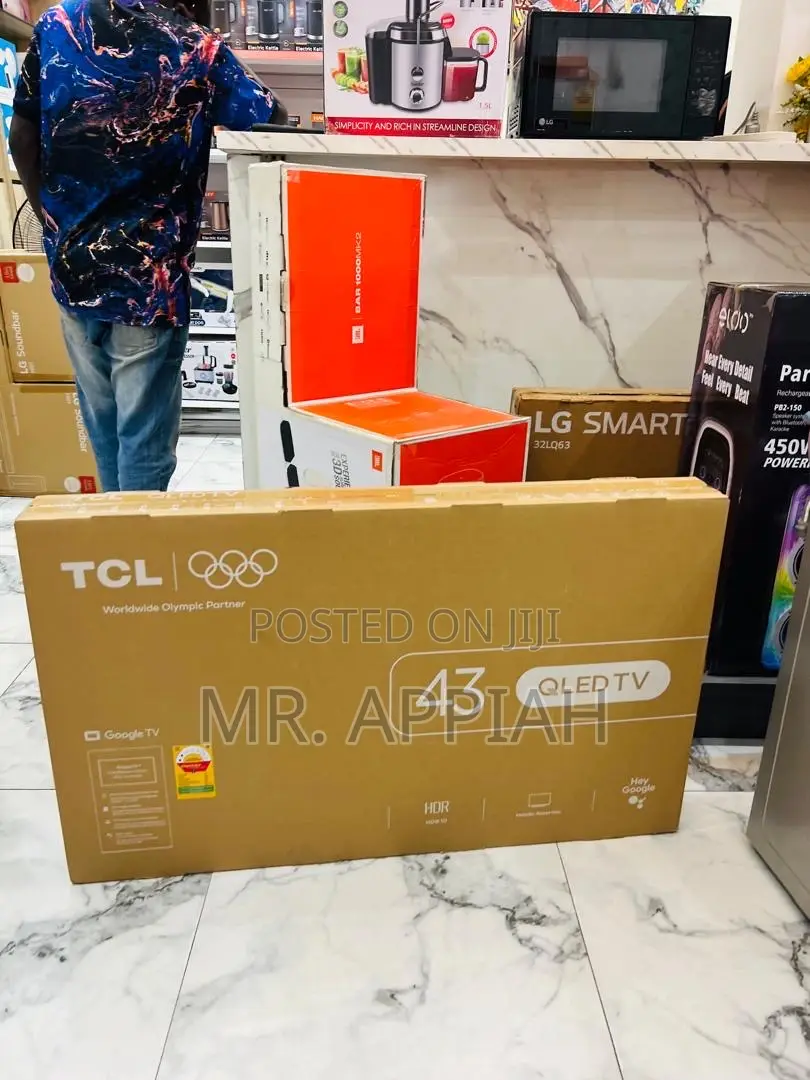 Get Premium TCL 43” Qled Smart Television(Black) 