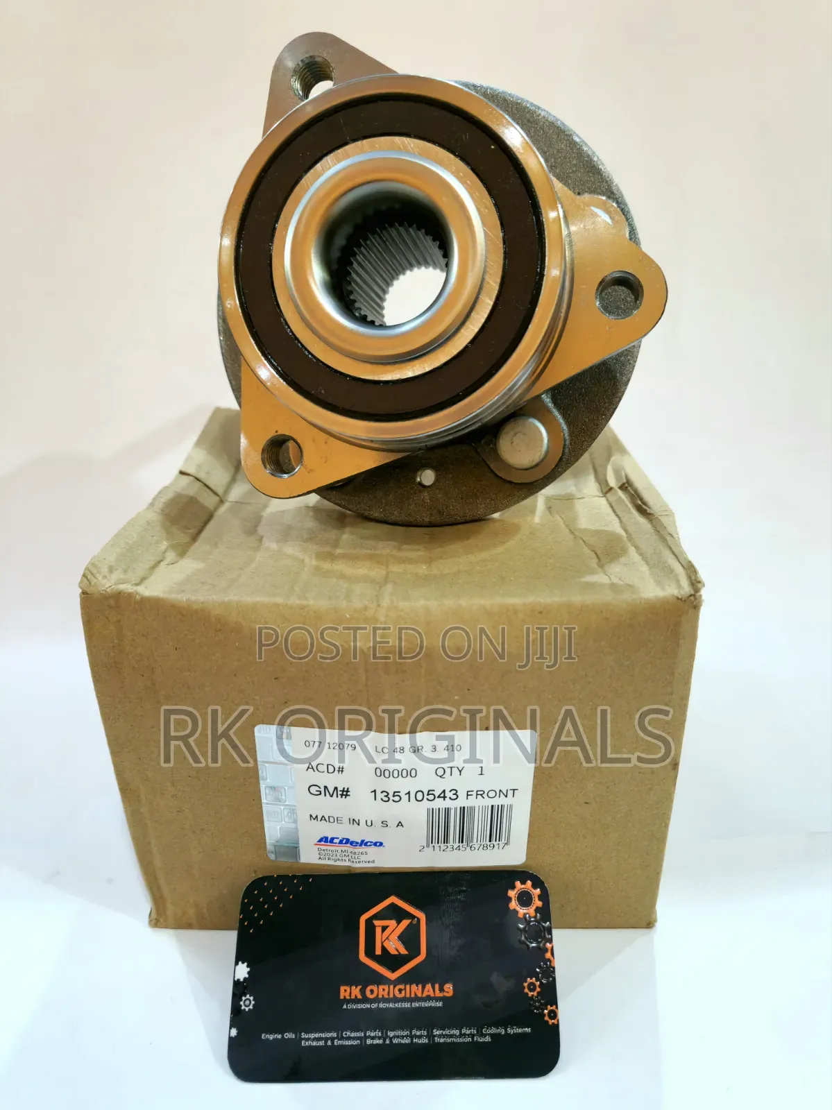 Cruze 16-19/Volt 16-19 Ac Delco Front Wheel Hub Bearing Pair