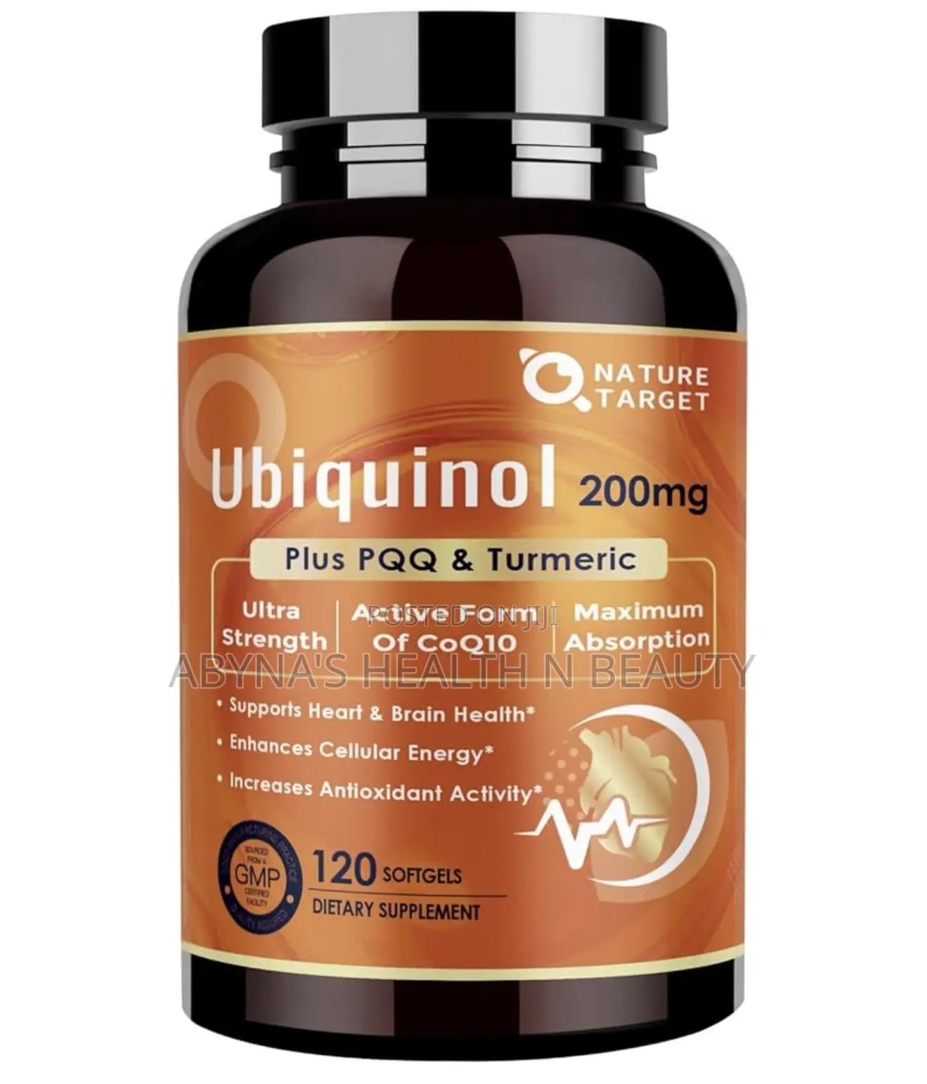 Coq10 Ubiquinol 200mg Plus PQQ Turmeric