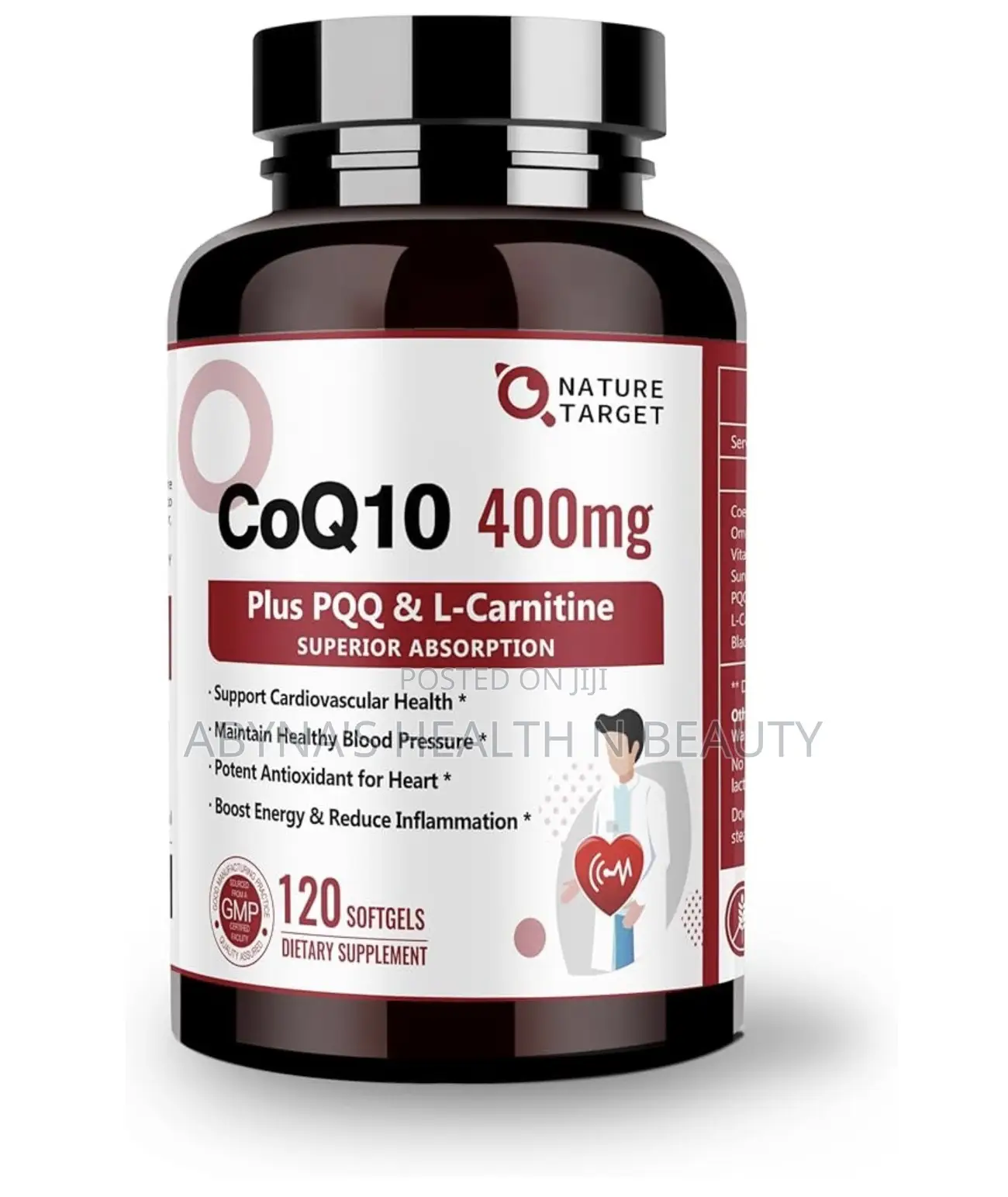 Coq10 400mg Plus PQQ L - Carnitine