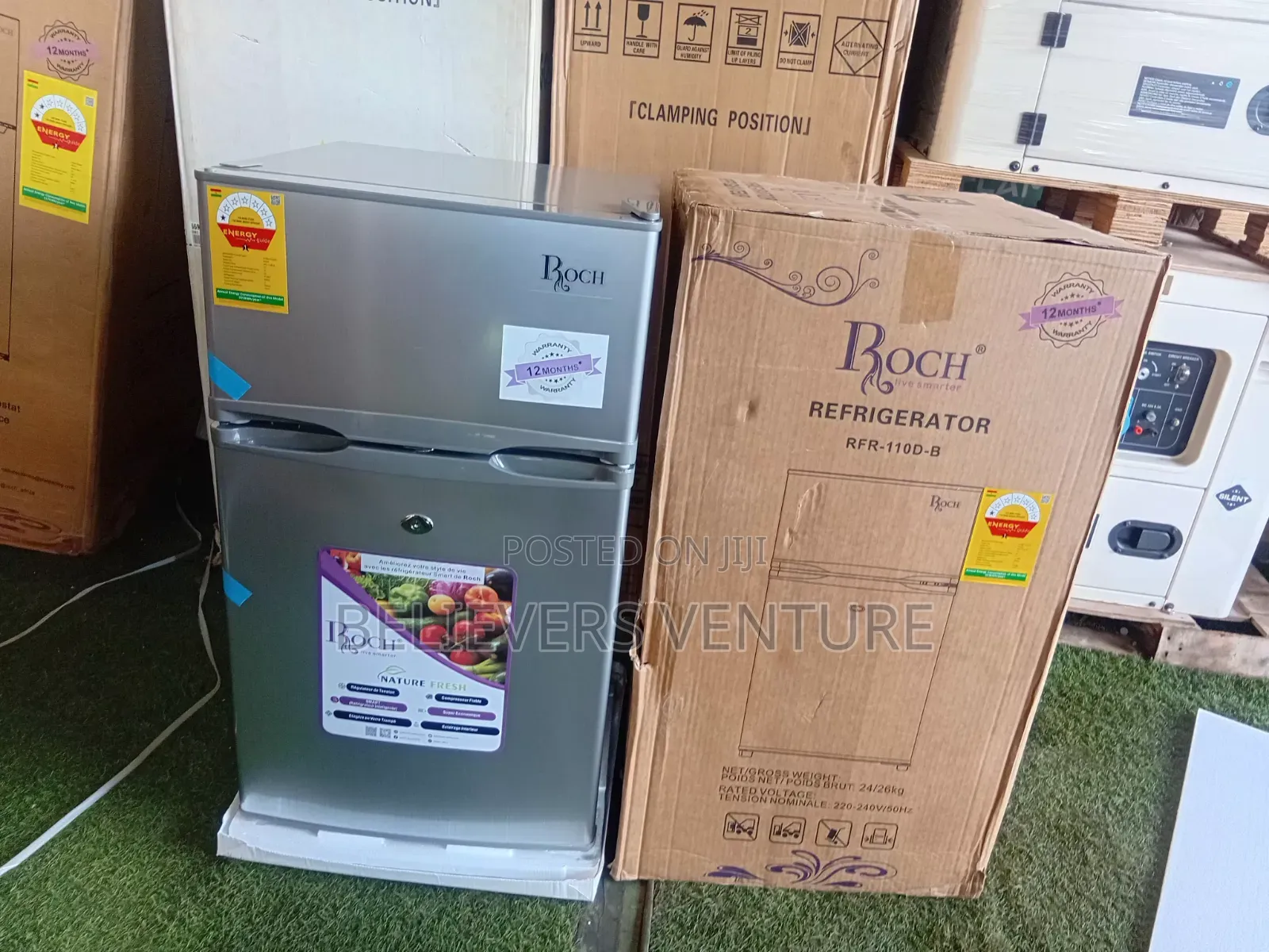 Roch Double Door Fridge 85l – Ideal for Home Office 85l