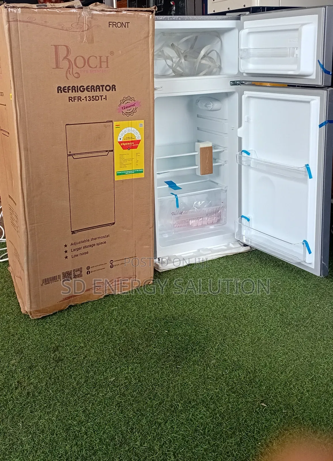 Premium Roch Refrigerator112l With Separate Freezer 112l