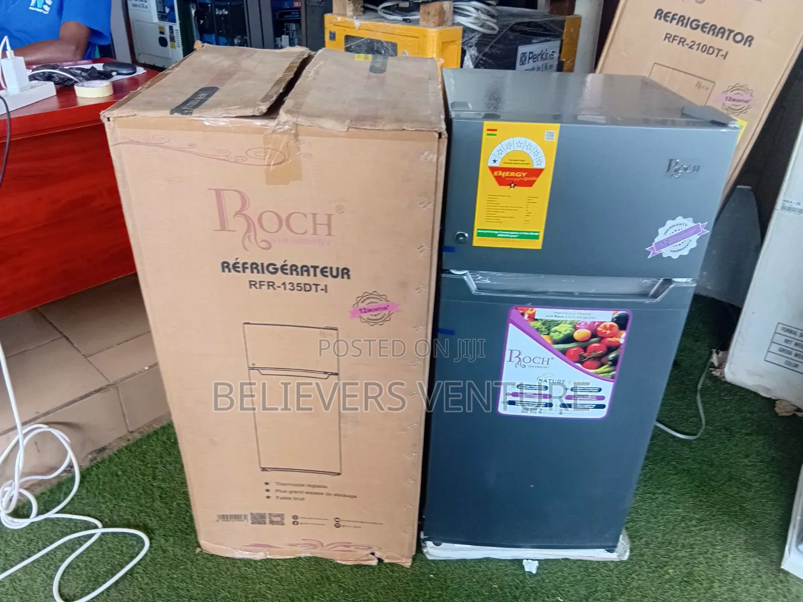 Roch RFR-135dt-I 112l Double Door Fridge – Energy Saving Fast 112l