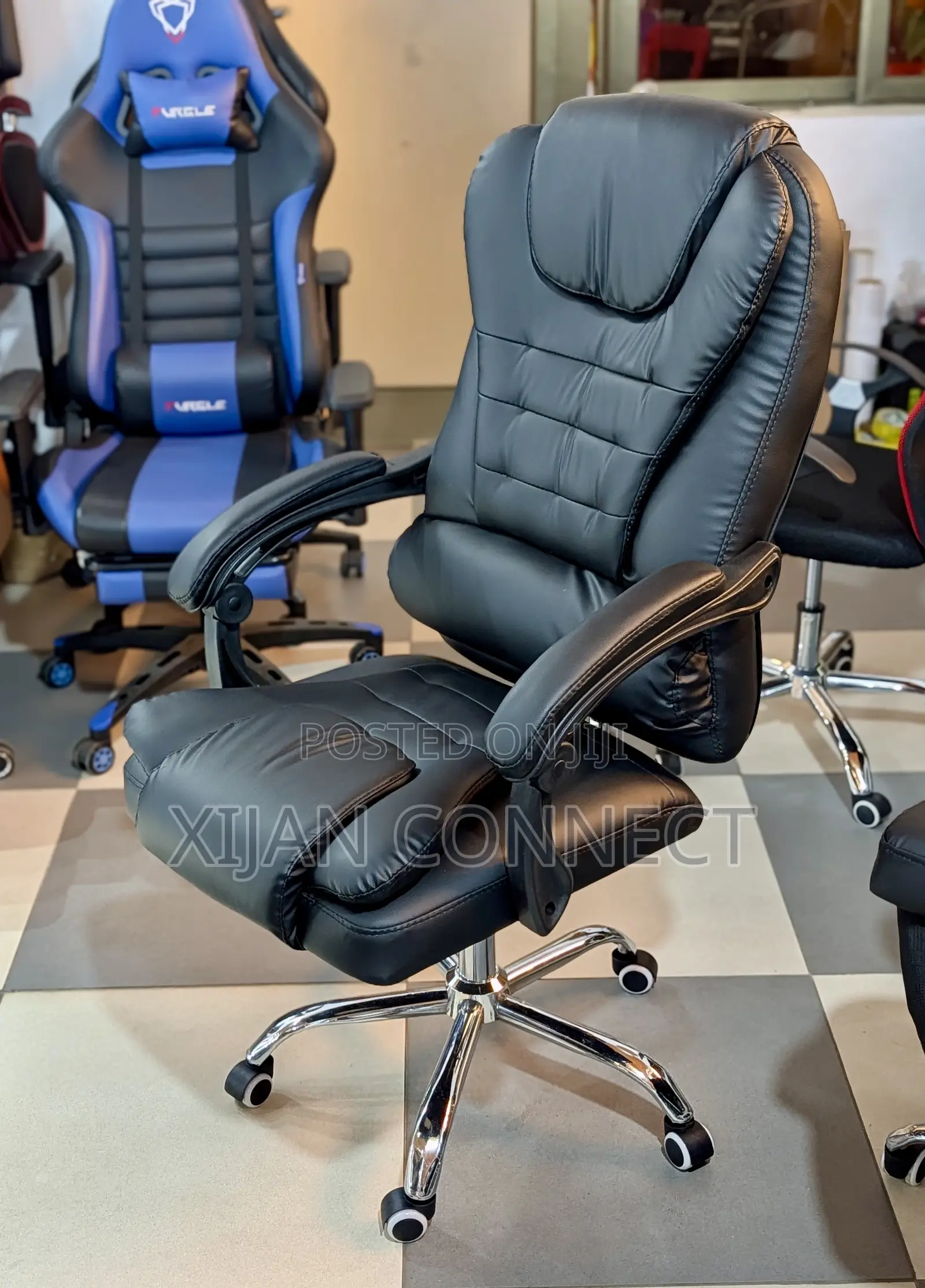 Executive Office Chair – Ergonomic High-Back Leather Chair