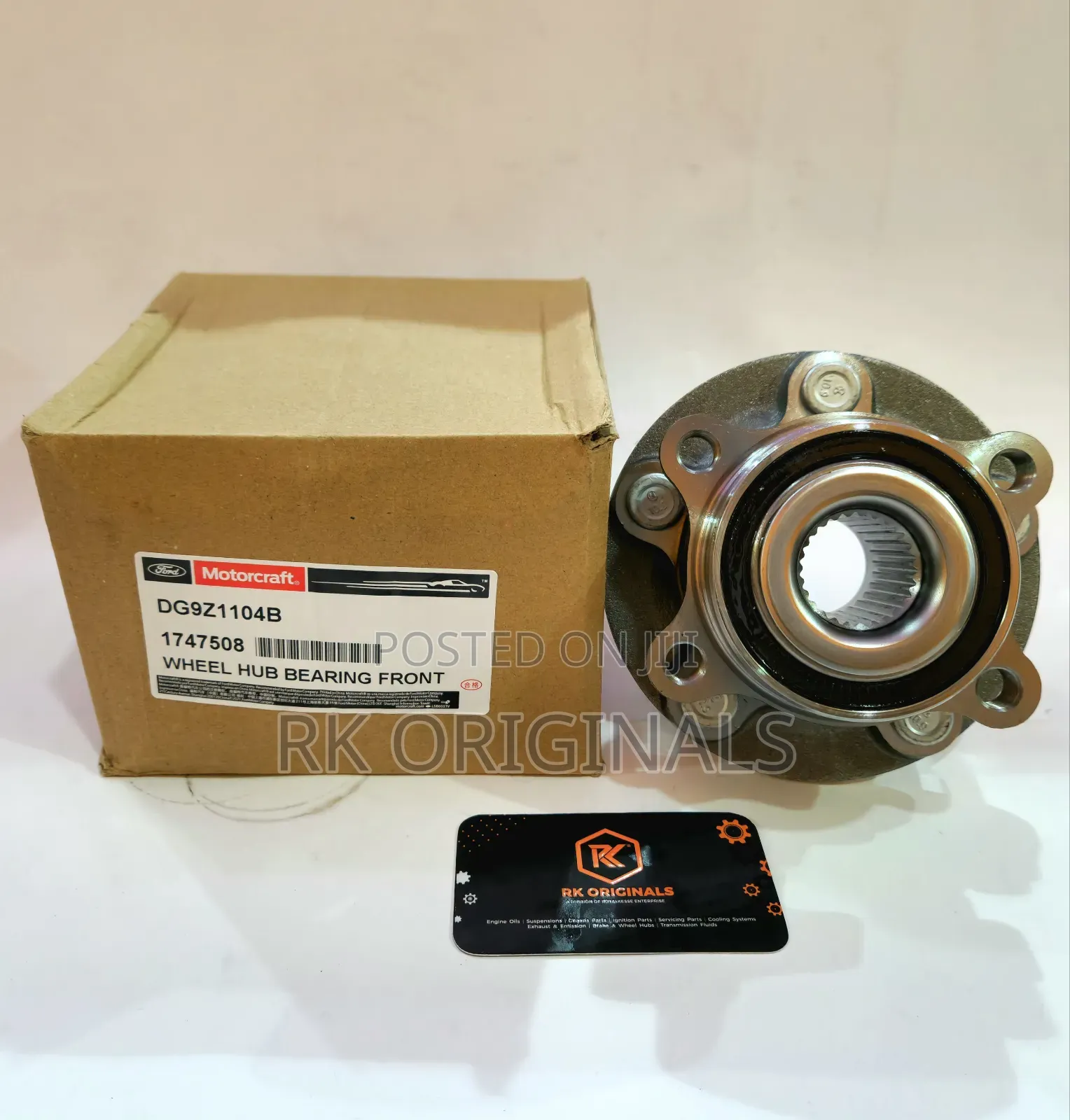 Ford Fusion 2013-2020 Awd Motorcraft Front Wheel Hub Bearing Pair