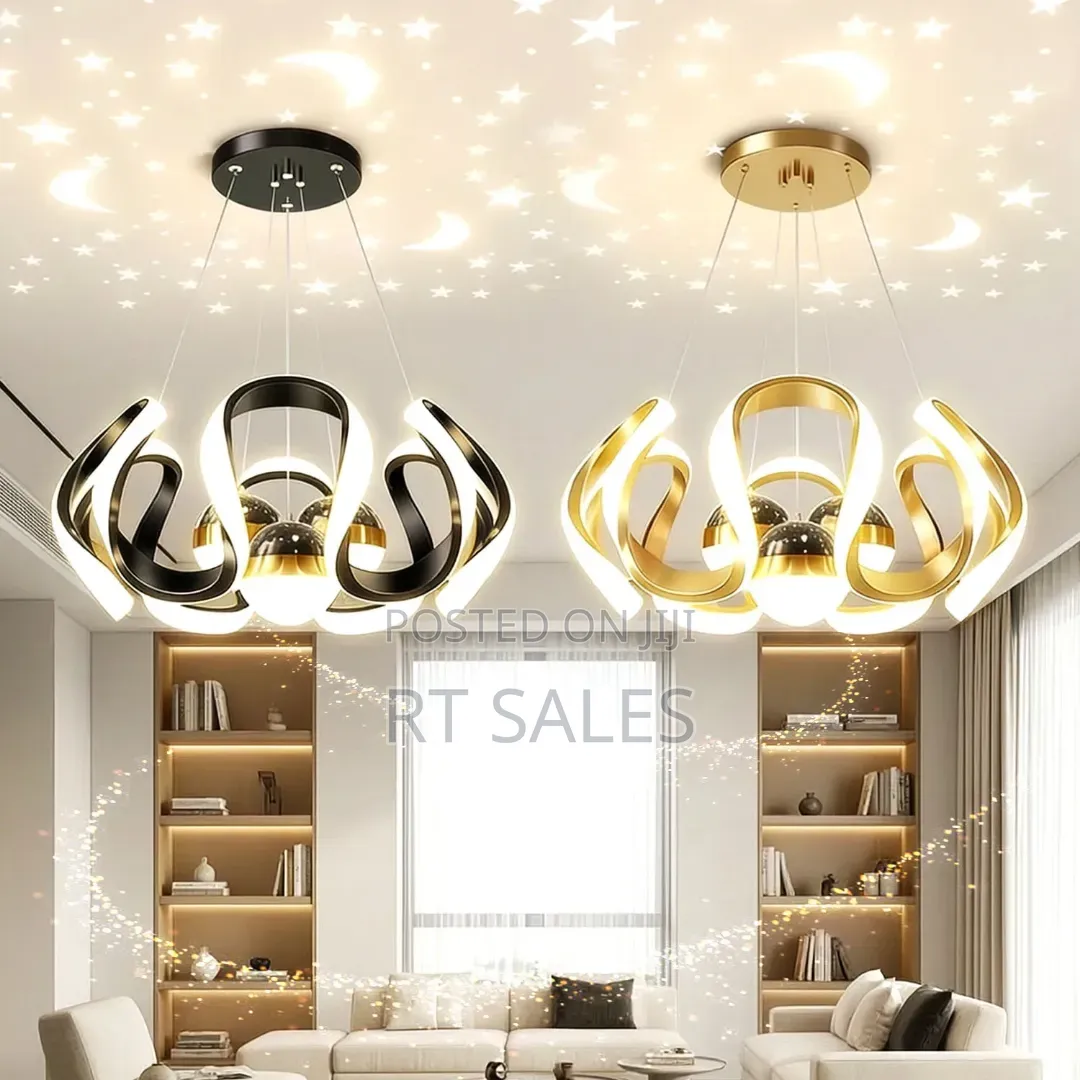 Black / Golden Chandelier Light.