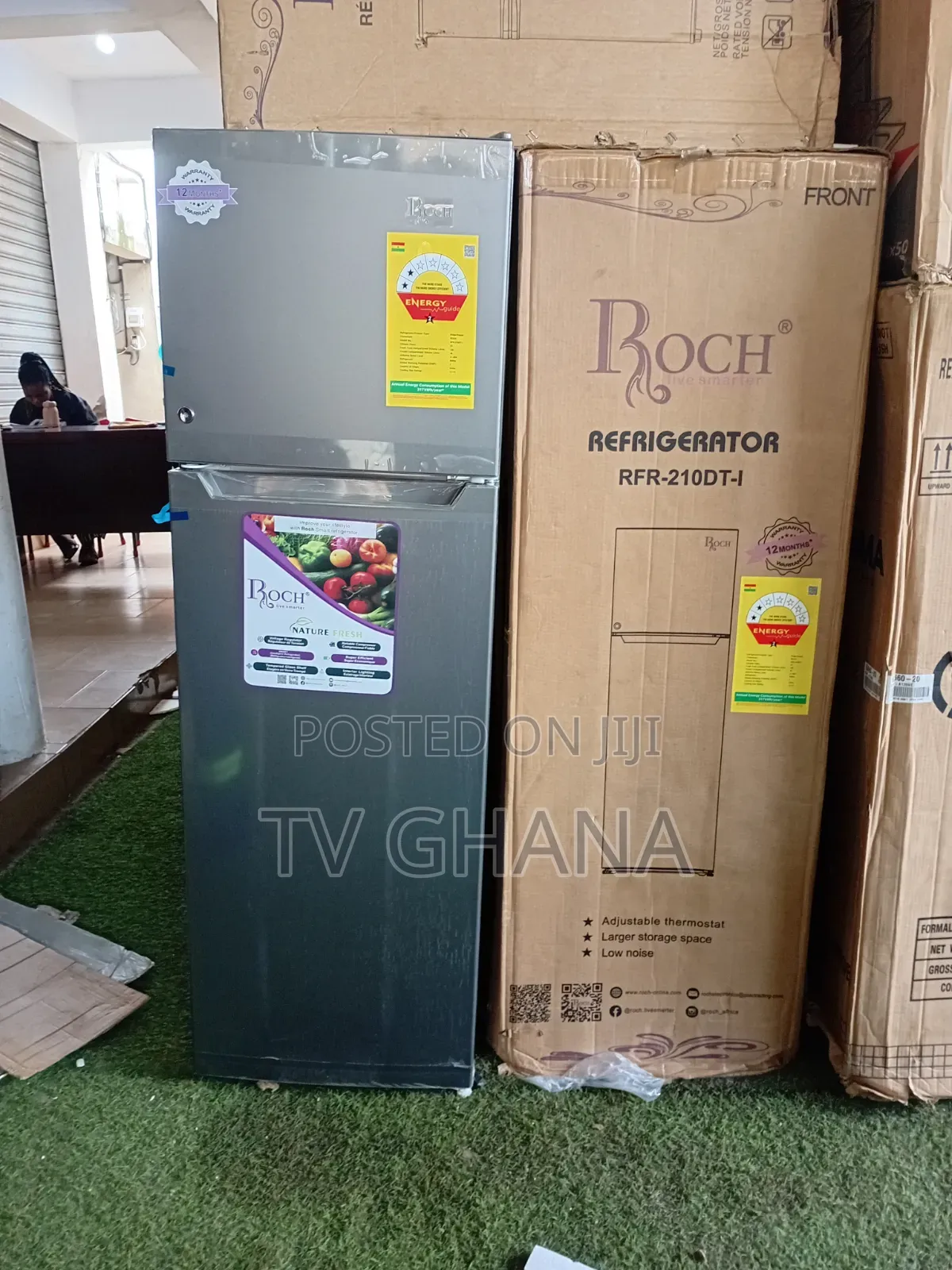 Roch 168l Fridge RFR-210dt – Durable Design, Deep Freeze Tech168l