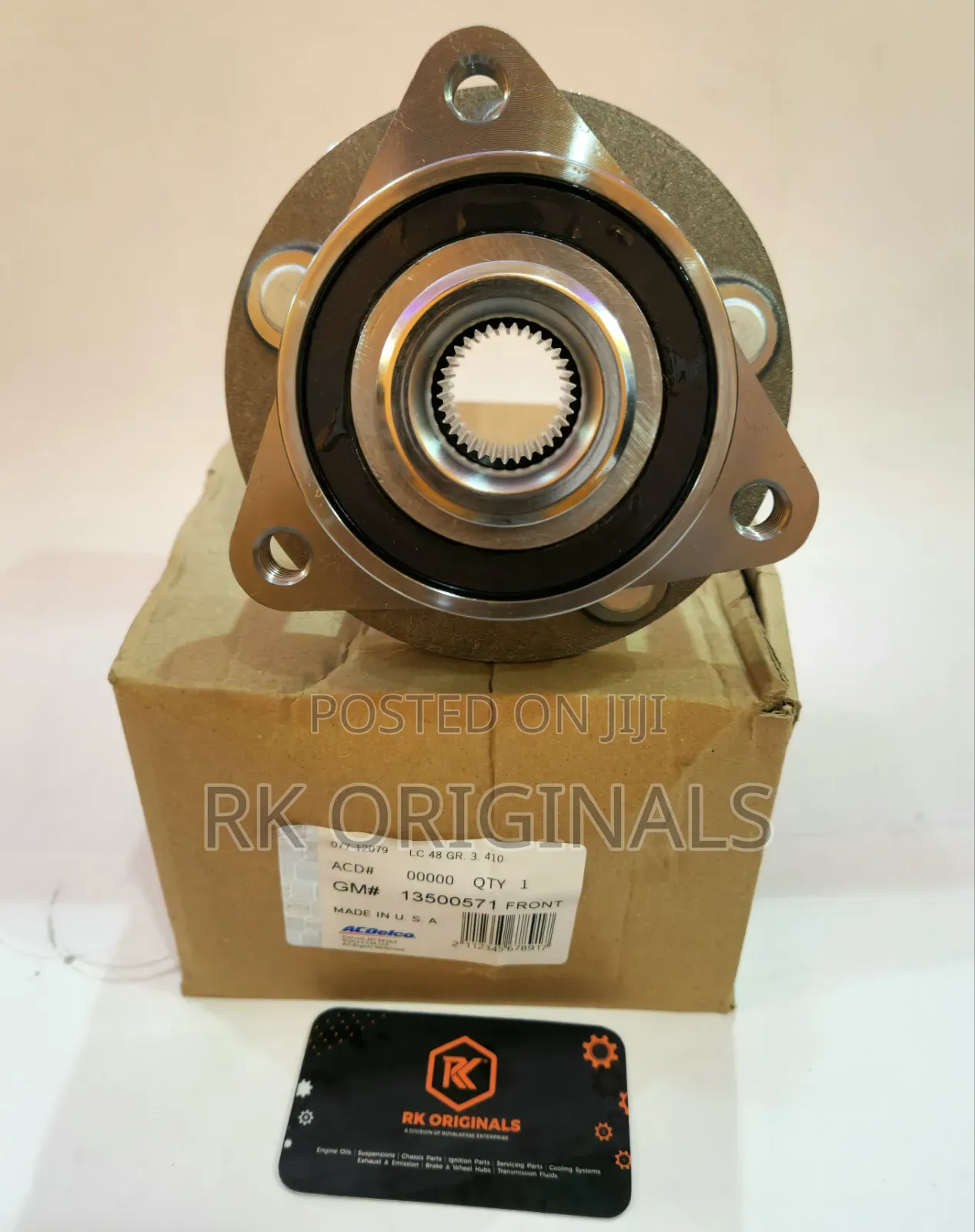 Chevrolet Cruze 2011-2015 Ac Delco Front Wheel Hub Bearing Pair