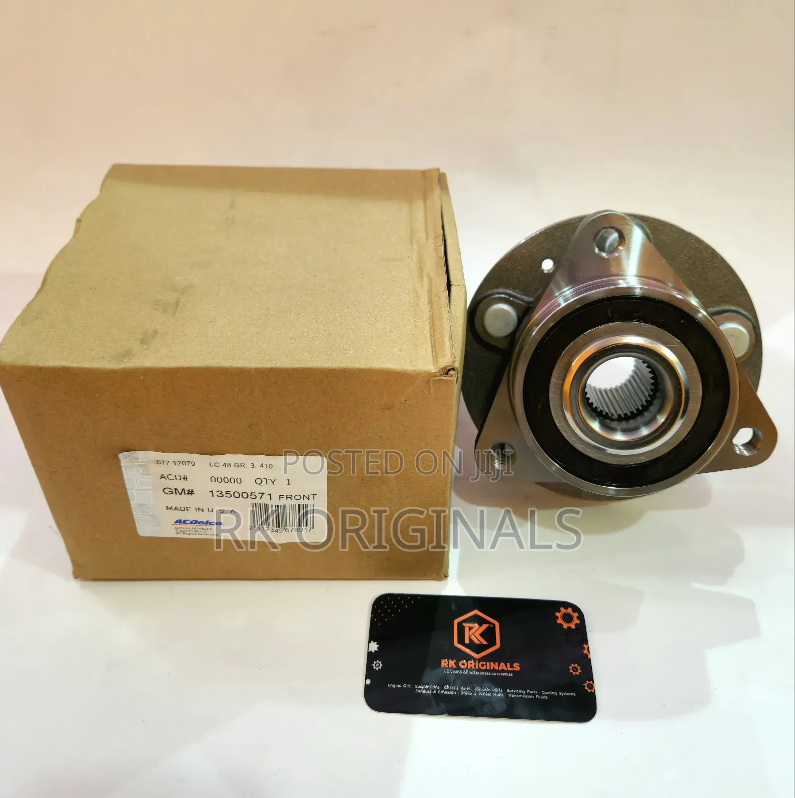 Chevrolet Cruze 2011-2015 Ac Delco Front Wheel Hub Bearing Pair