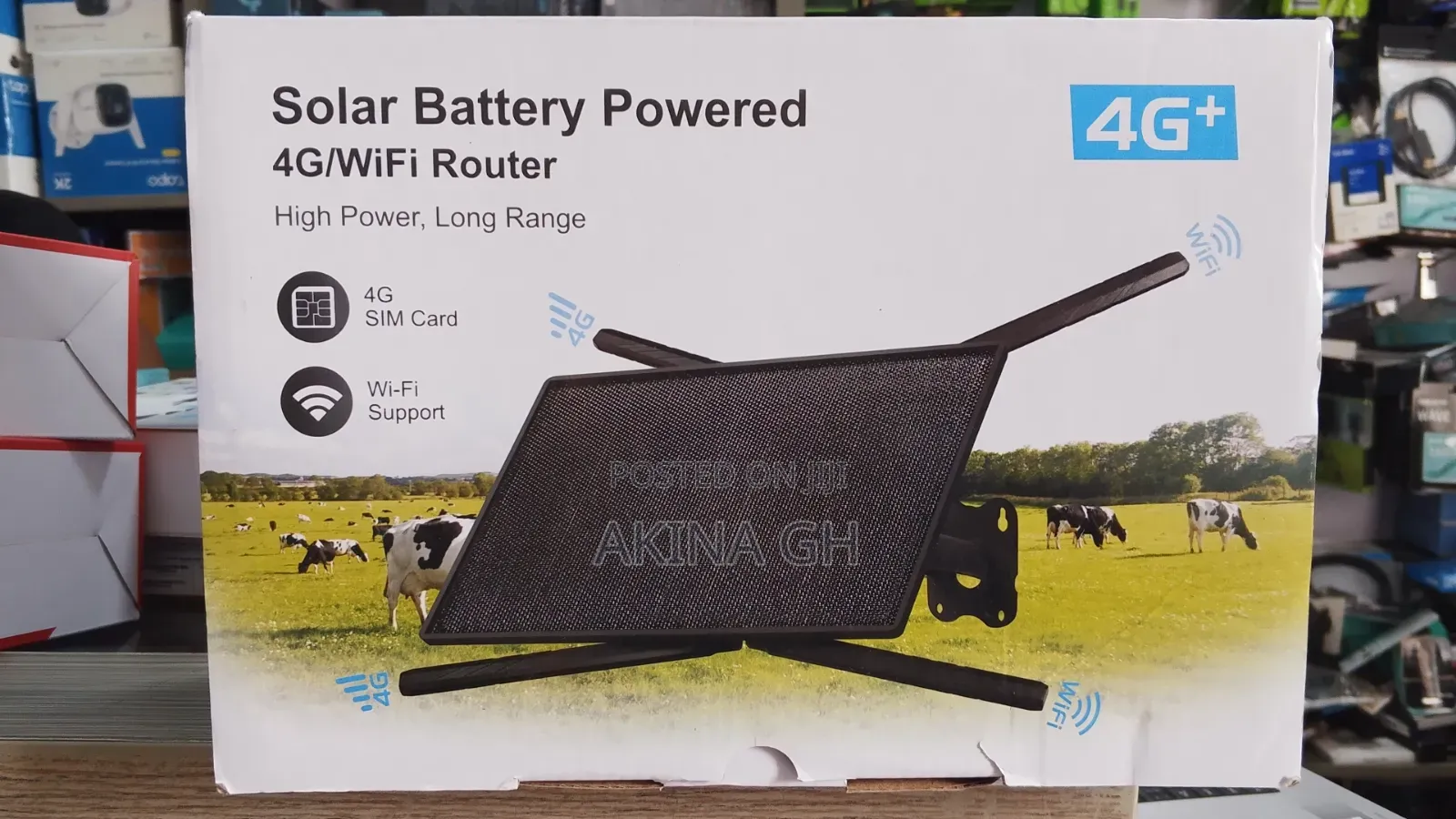 Solar Battery Powered 4g/Wifi Router