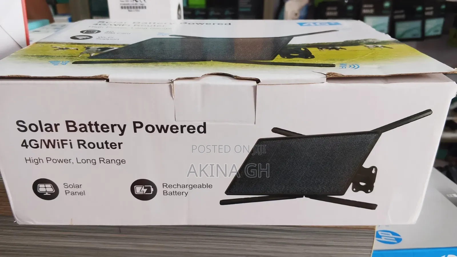 Solar Battery Powered 4g/Wifi Router