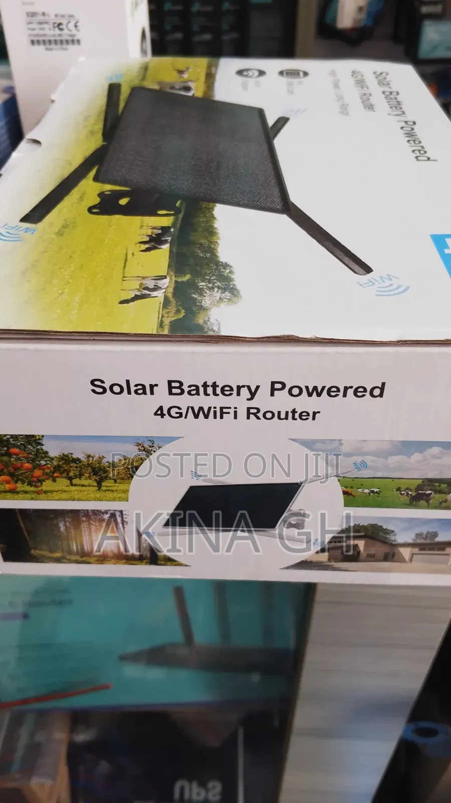Solar Battery Powered 4g/Wifi Router