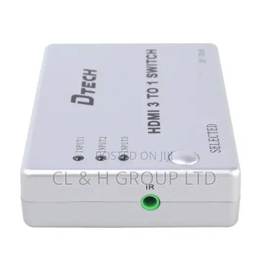 Dtech Dt-7018 3 In 1 Out Hdmi Switch Support 1080p And 3d