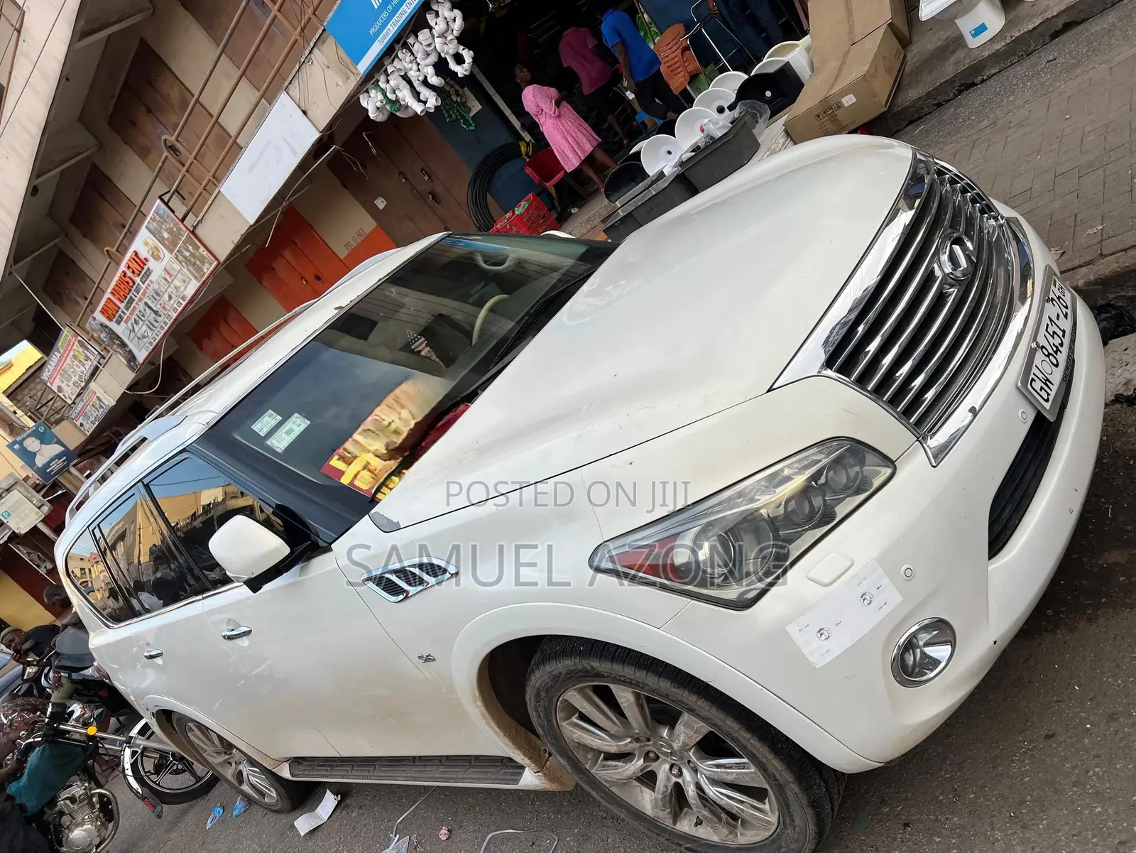 Infiniti QX80 2014 White