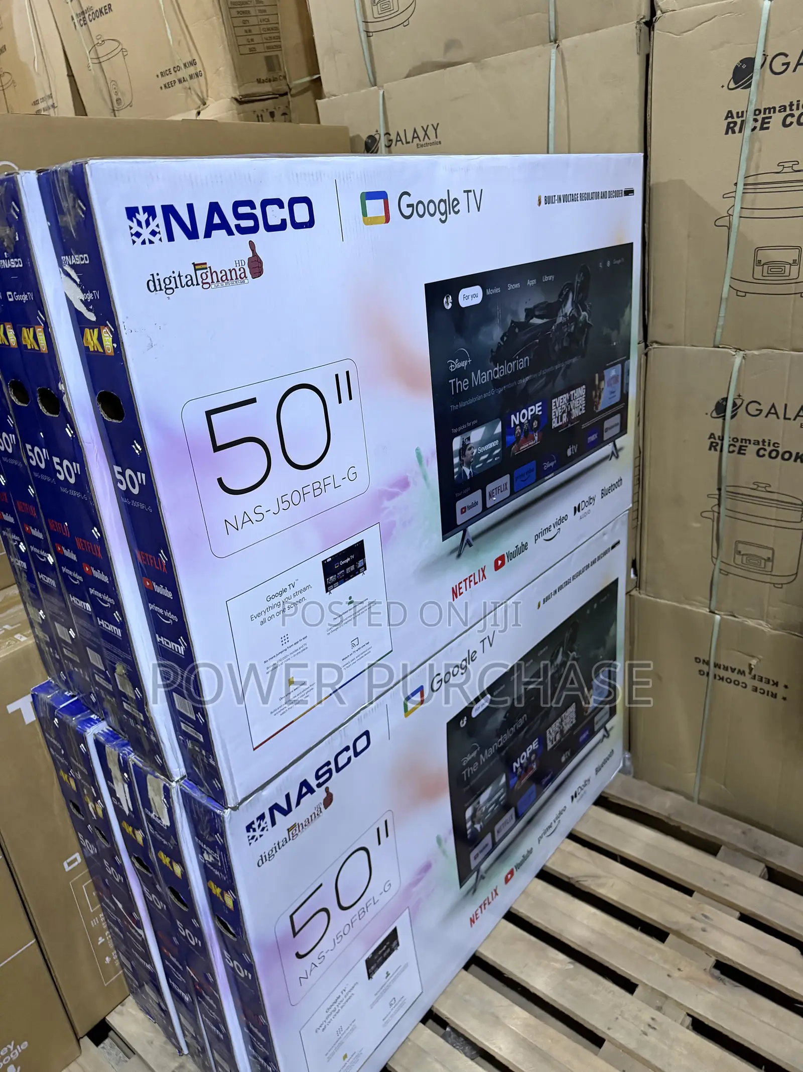 Quality Screen Television Nasco 50 Inches Tv