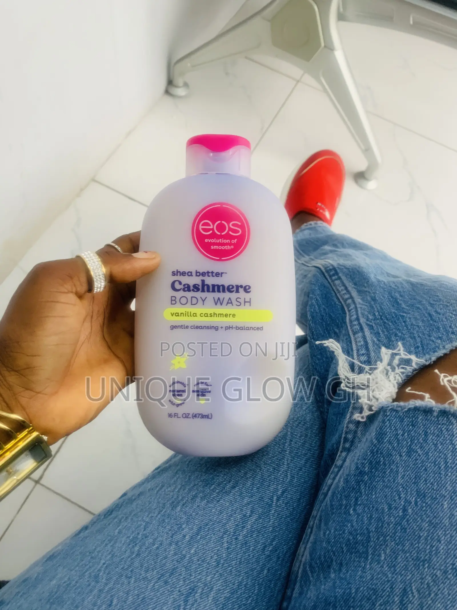 Evolution of Smooth Shea Better Cashmere Body Wash Vanilla