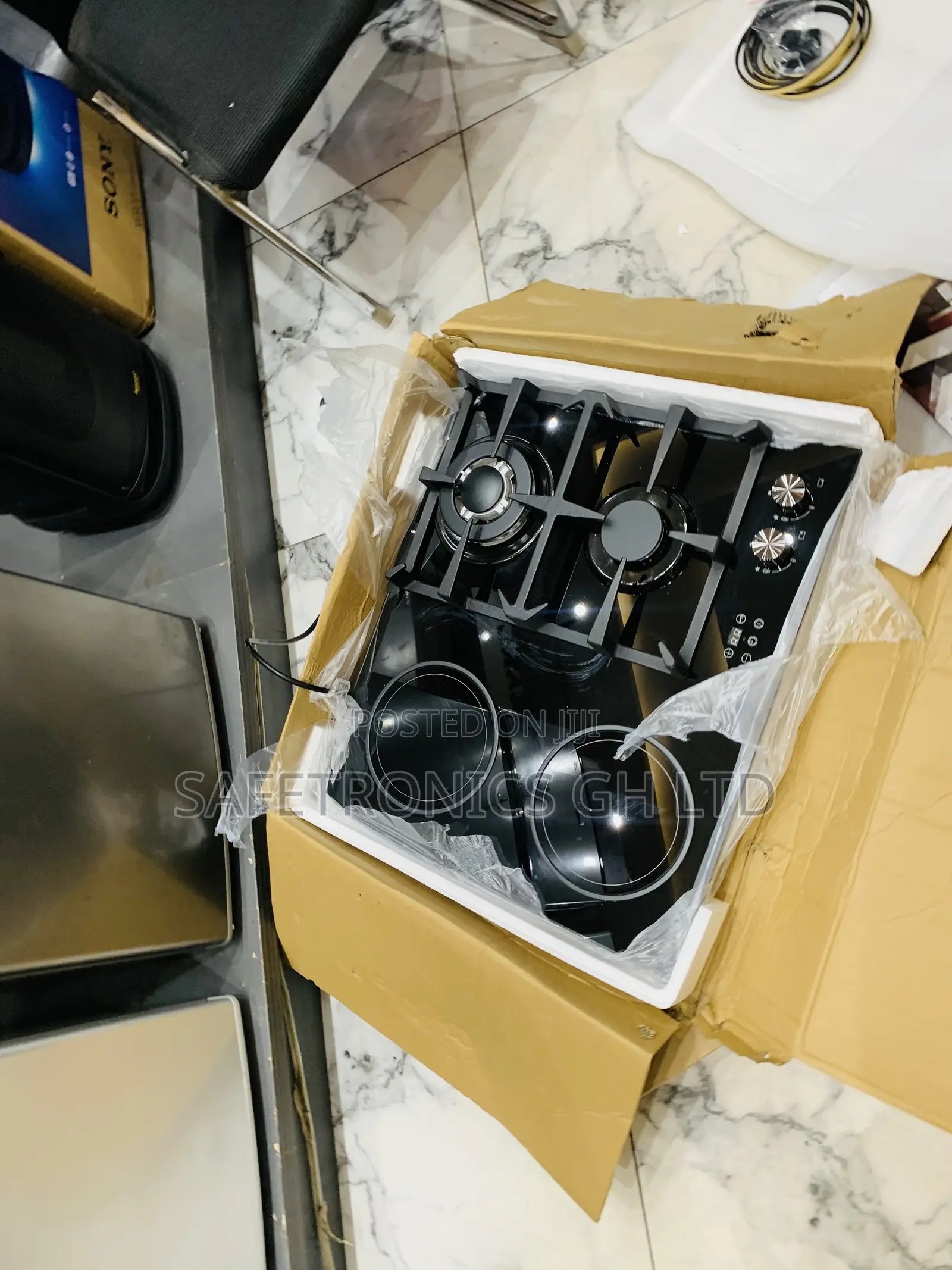 Premium Sleek Kenwood 3+2 Built-in Hybrid Cooker Hob