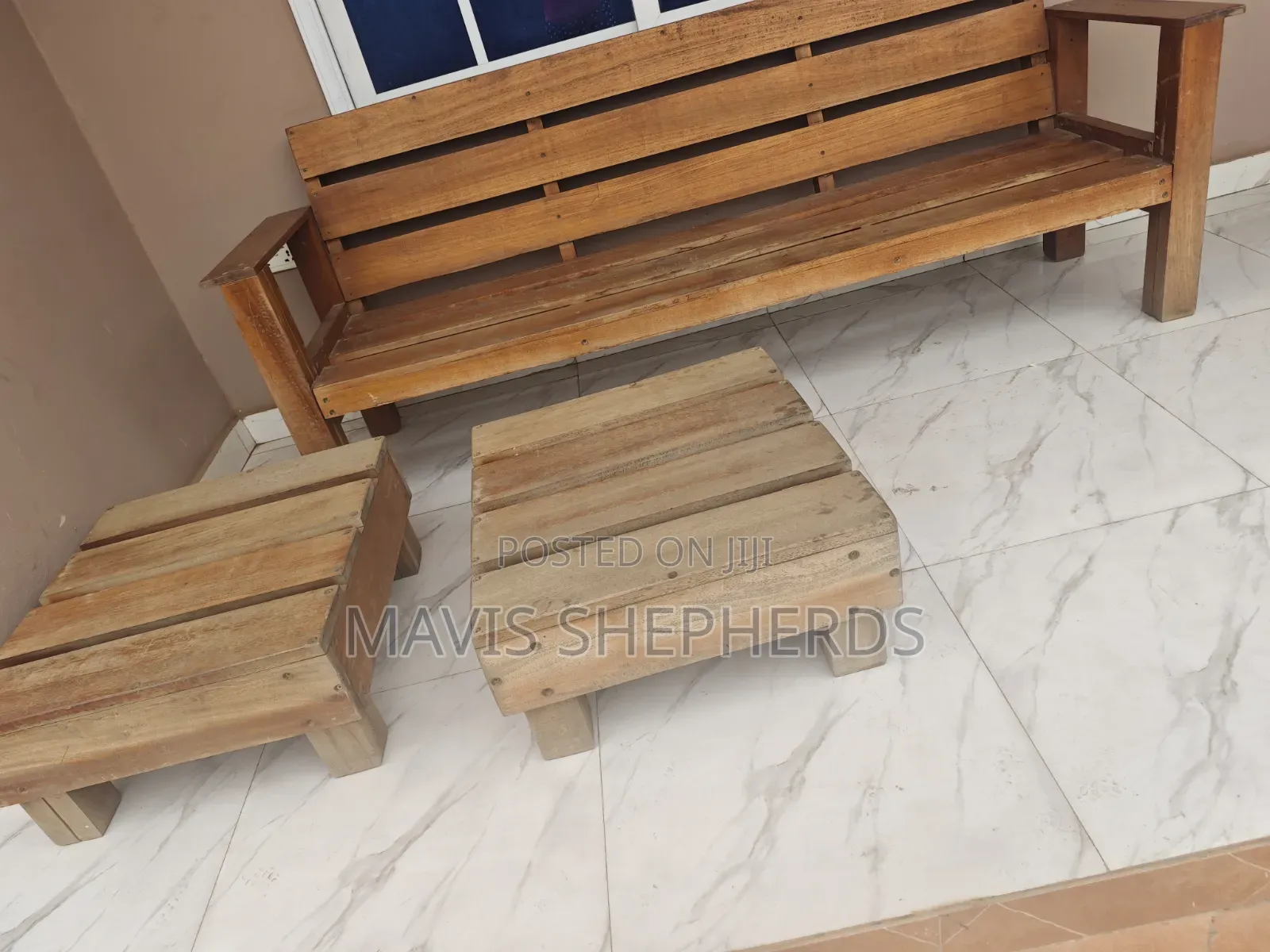 Solid Outdoor Bench