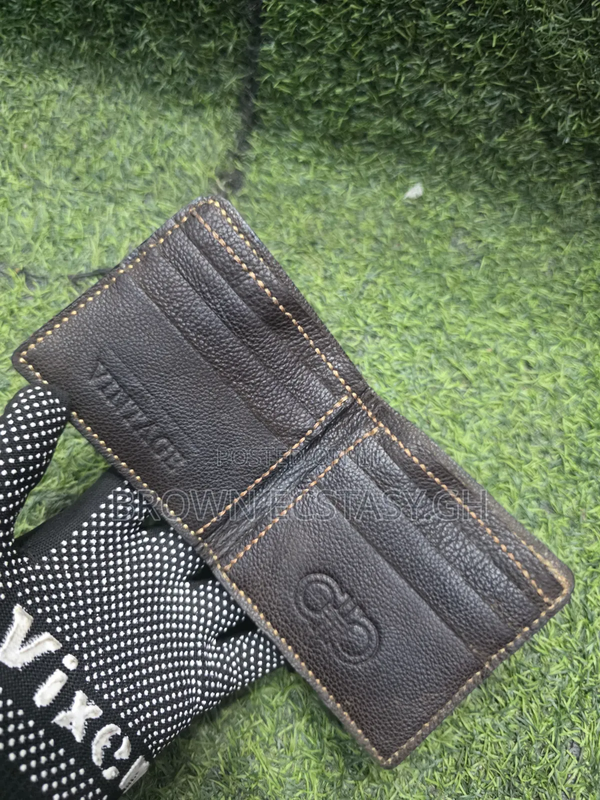 Salvatore Ferragamo Coffee Brown Leather Wallet (Uk Used)