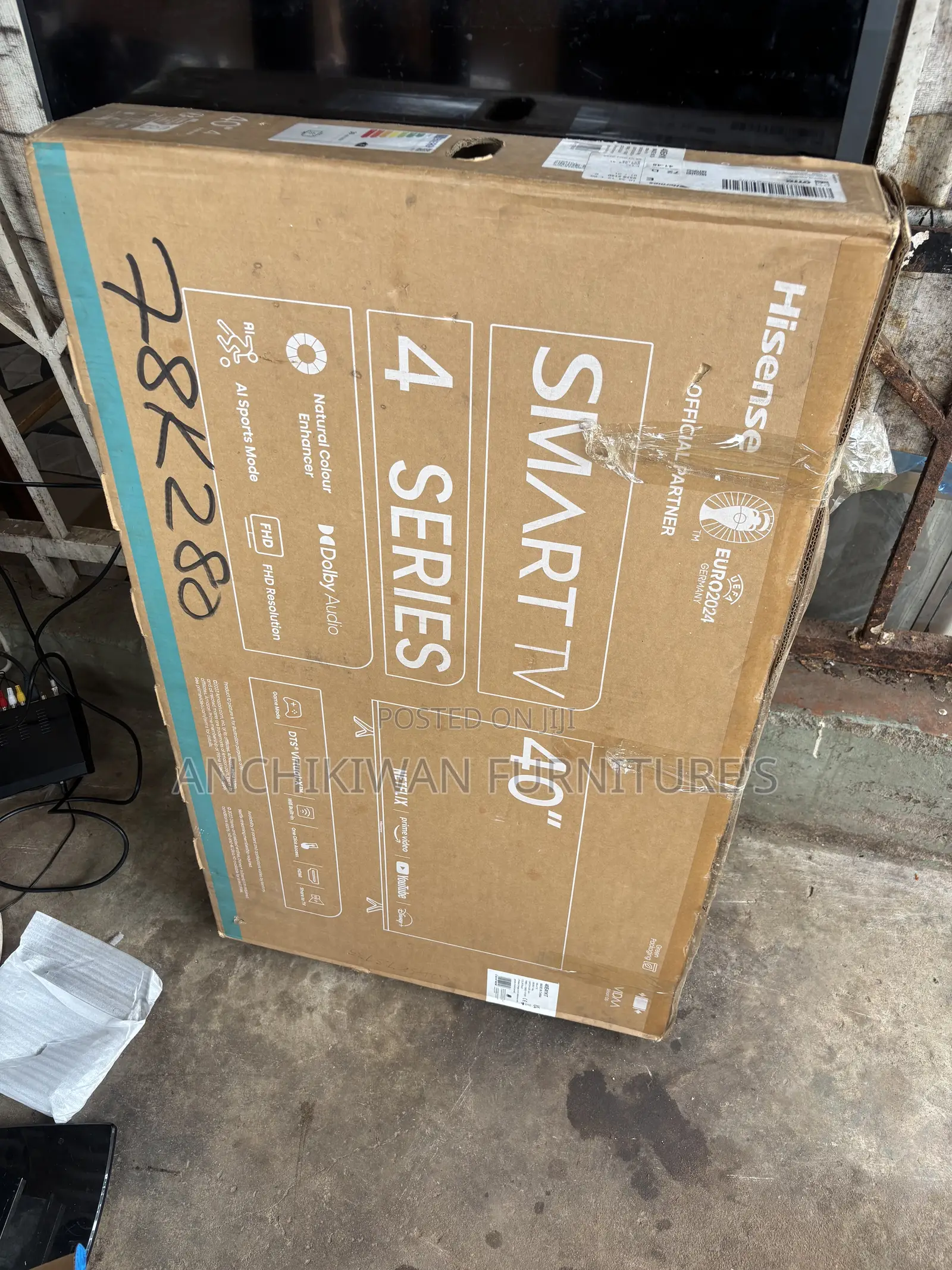 Brand New Inbox Hisense 40 Inches Smart/Digital Satellite