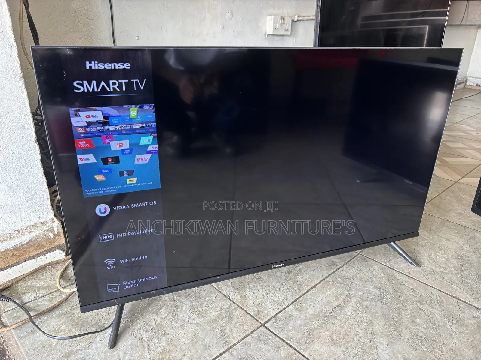 Hisense 40 Inc Smart Vidaa Os Software/Bluetoth/Digital Satellite