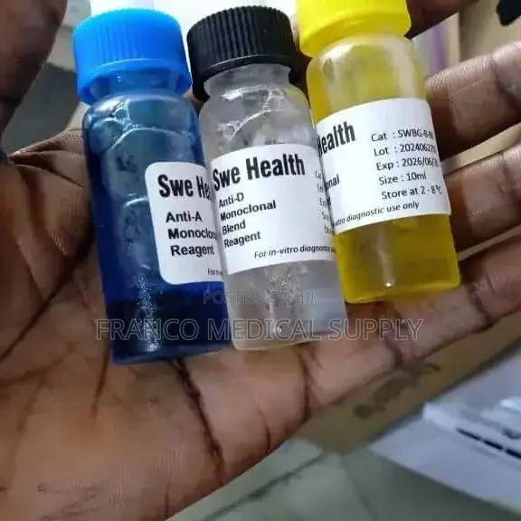 Blood Grouping Reagents (Set Of A,B And D)