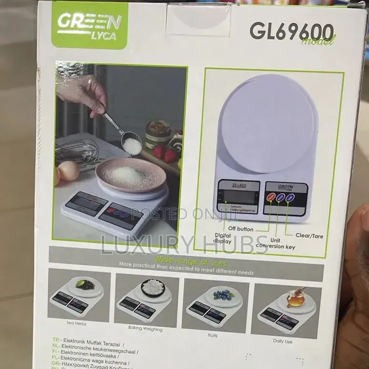 1g - 15kg Sonifer Kitchen Weighing Scale