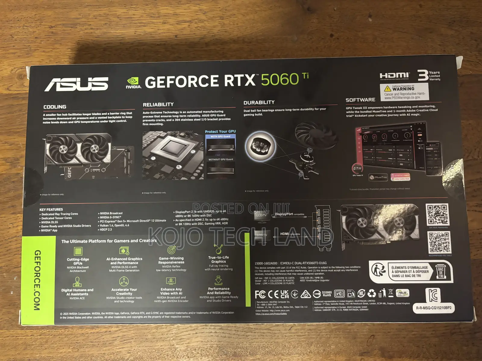 Asus RTX 5060ti 16gb