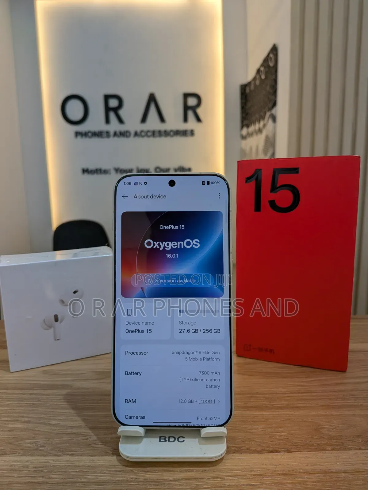 New OnePlus 15 256 GB White