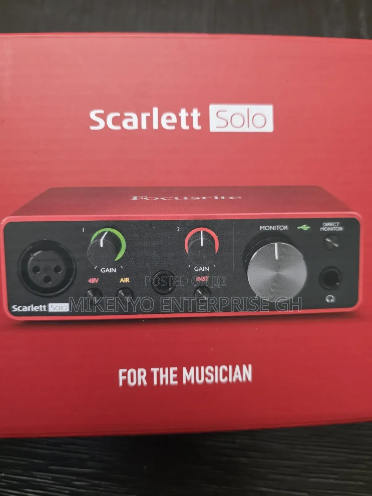 Scarlett Solo 3rd Gen Usb Audio Interface