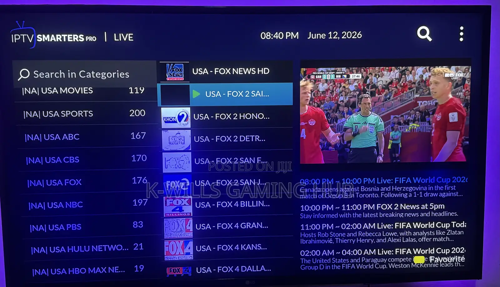 Iptv Account Watch Live Football Matches