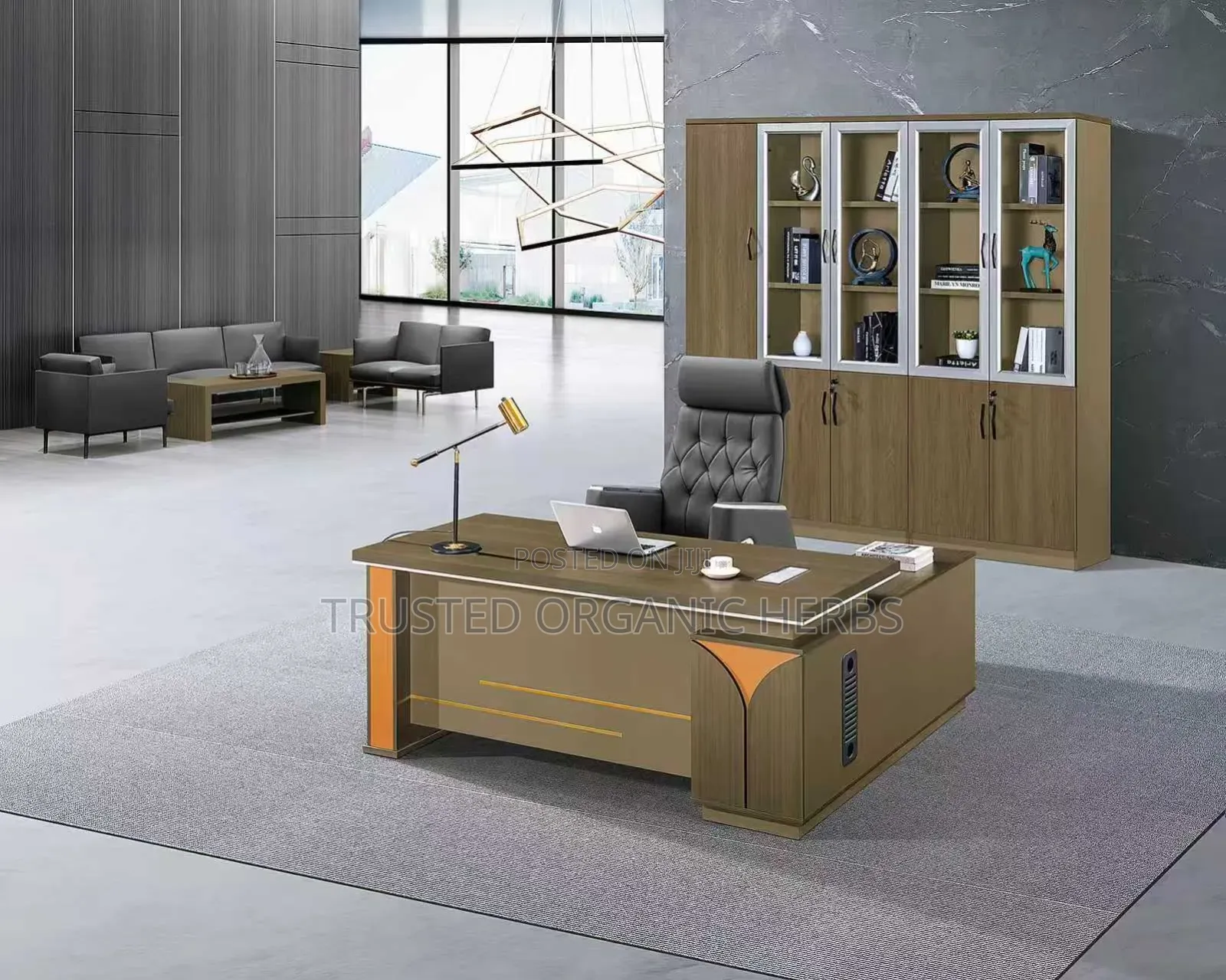 Executive Luxury L-Shape Office Table ( Imported)