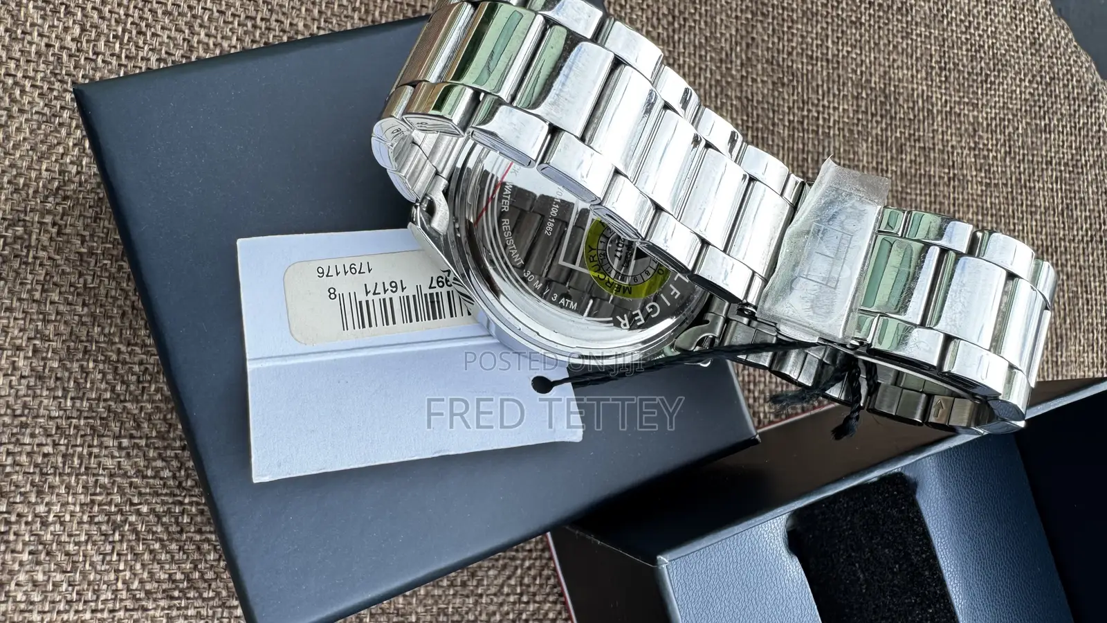 Tommy Hilfiger 44mm 316l Stainless Steel Men Watchy