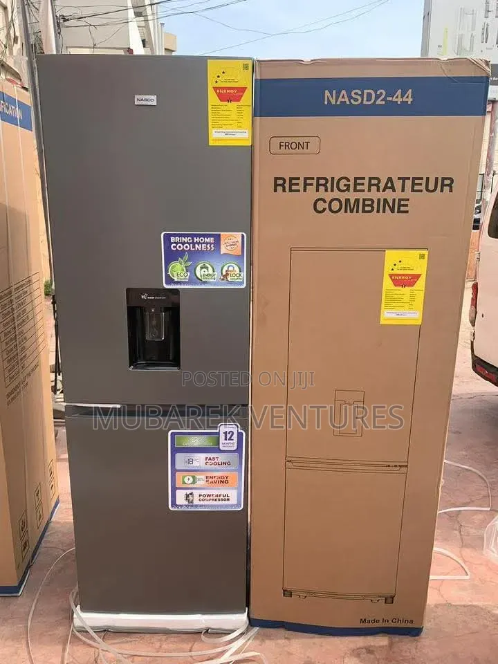 Nasco 287ltrs Bottom Freezer Refrigerator