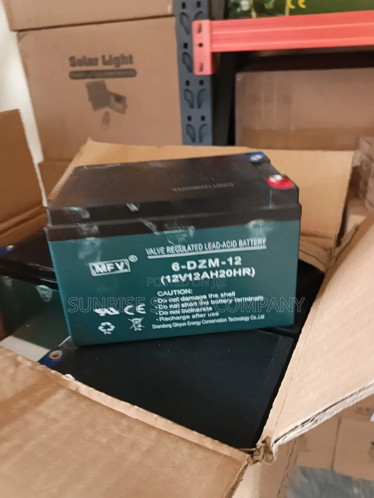 Solar and Electric Bike Battery 12v 12ah