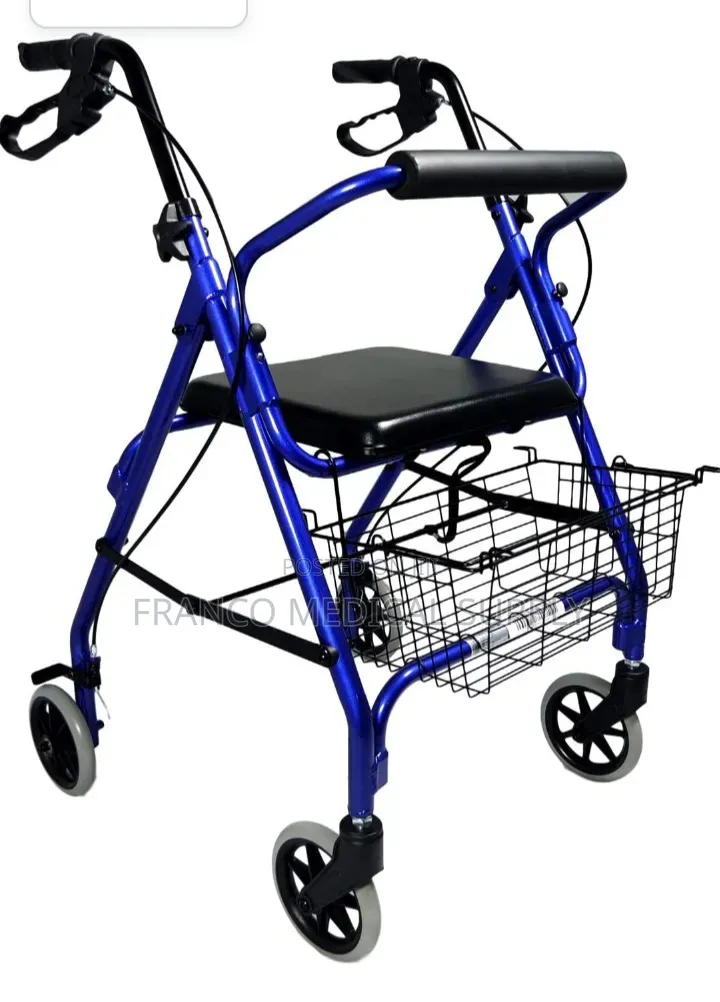 Rollator Walker (With Back Rest)