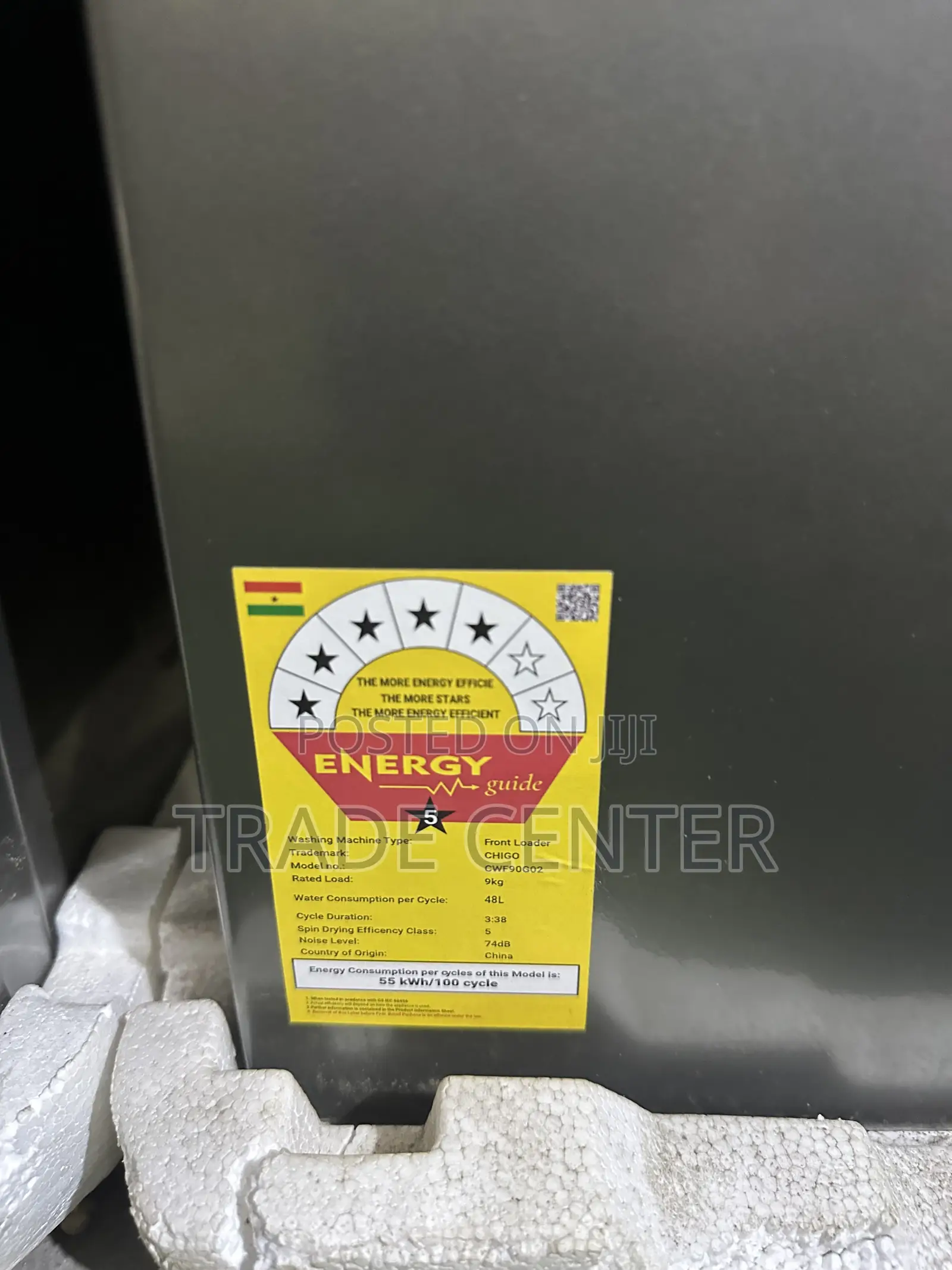 Chigo Front Load Full Automatic 9kg Washing Machine
