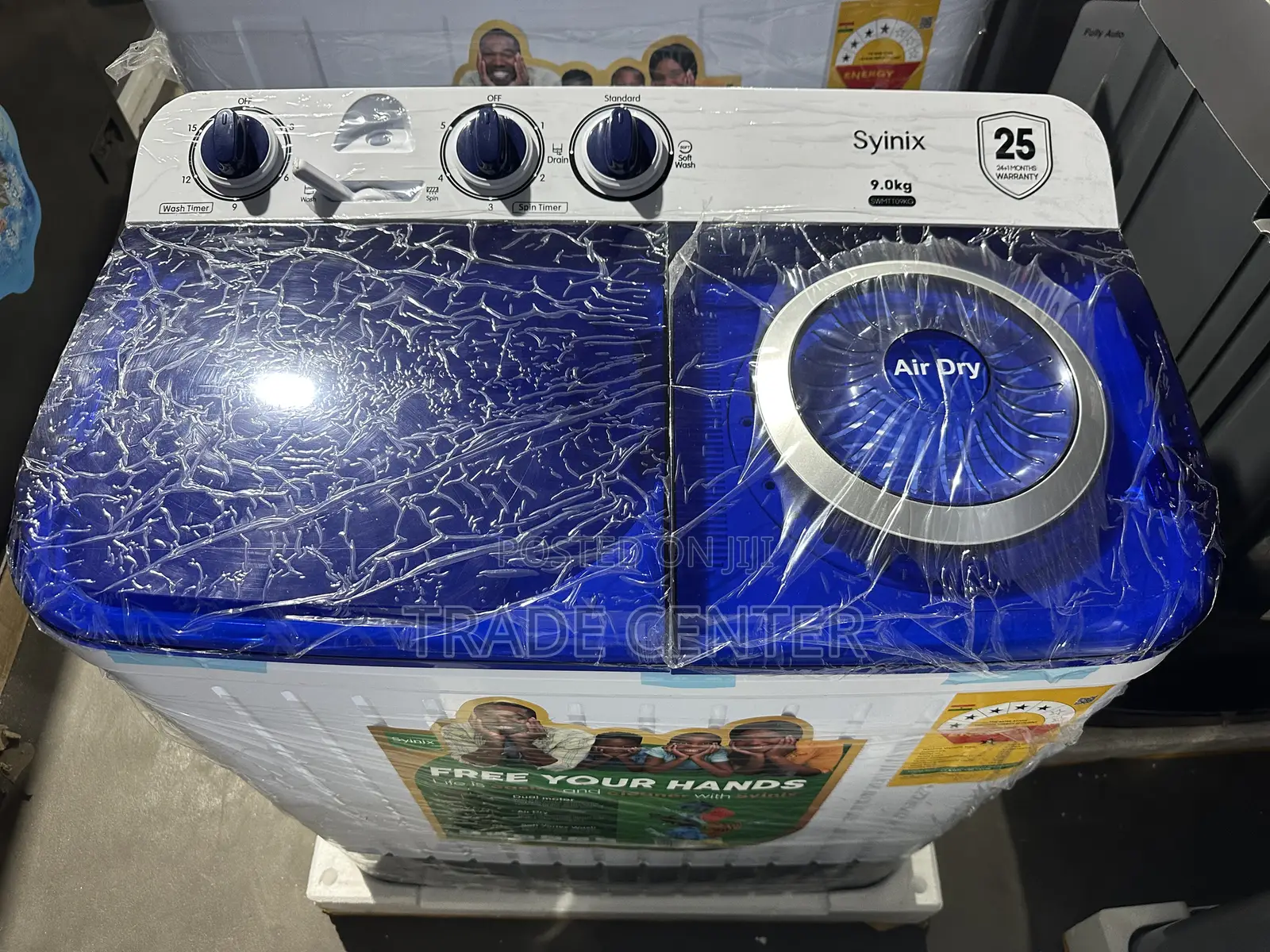 Syinix 9kg Semi Automatic Top Load Washing Machine