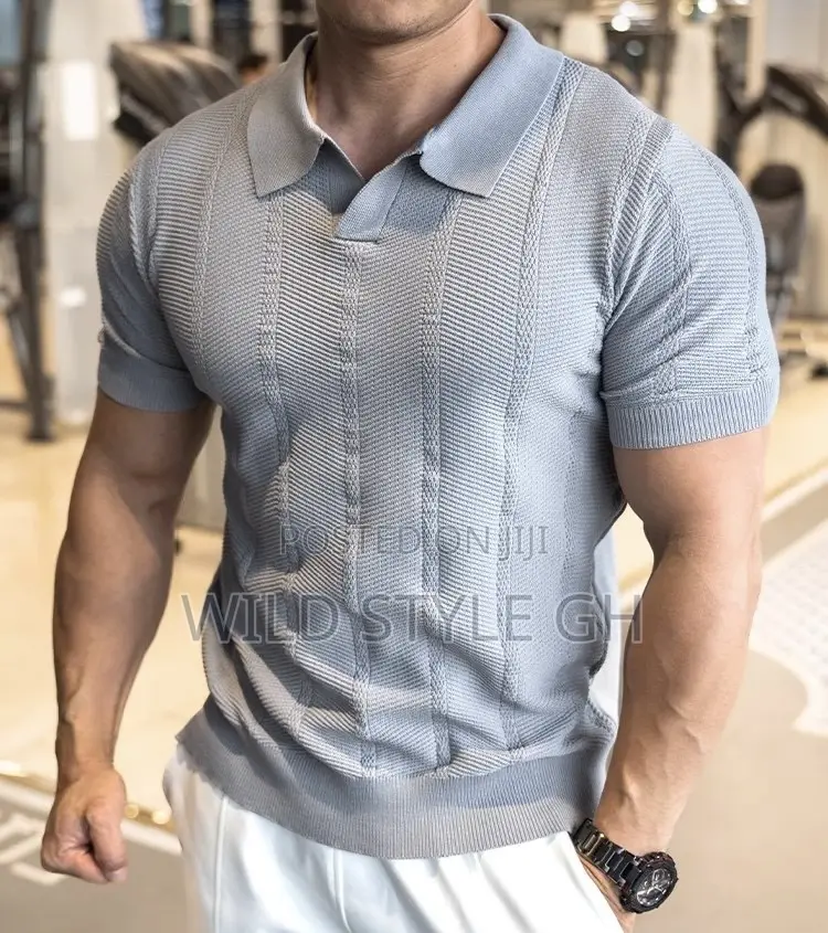 Classy Slimfit Knitted Polo Shirt