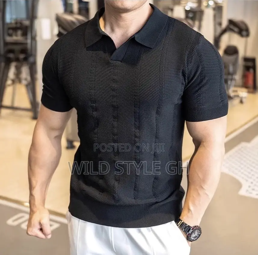 Classy Slimfit Knitted Polo Shirt