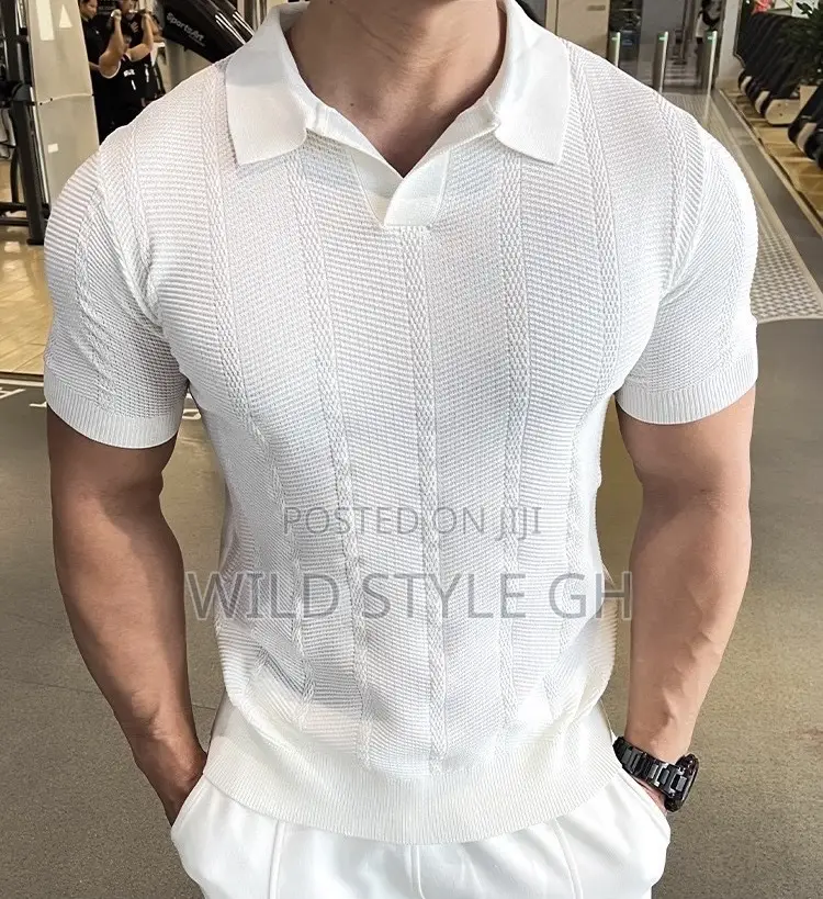 Classy Slimfit Knitted Polo Shirt