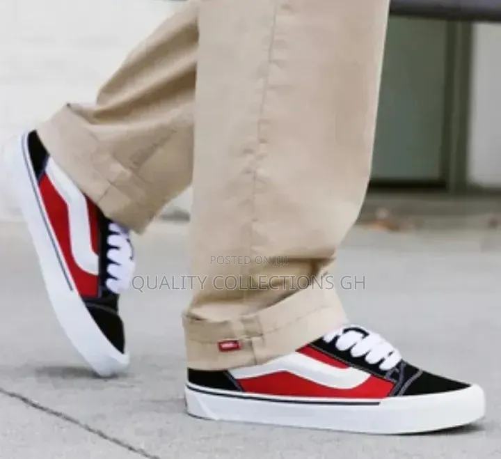 Vans Knu Skool Red and Black