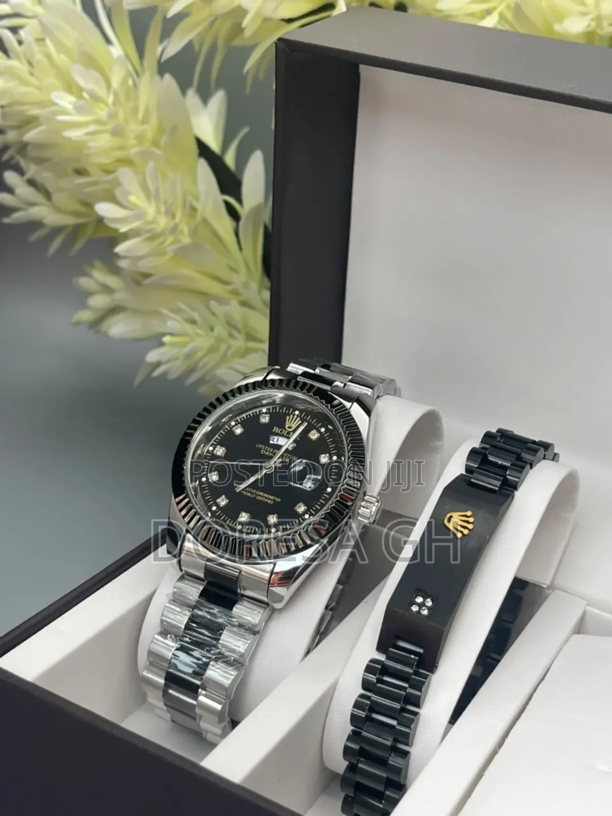 Rolex Watch Rolex Bracelet Set for Him – Matching Gift Set