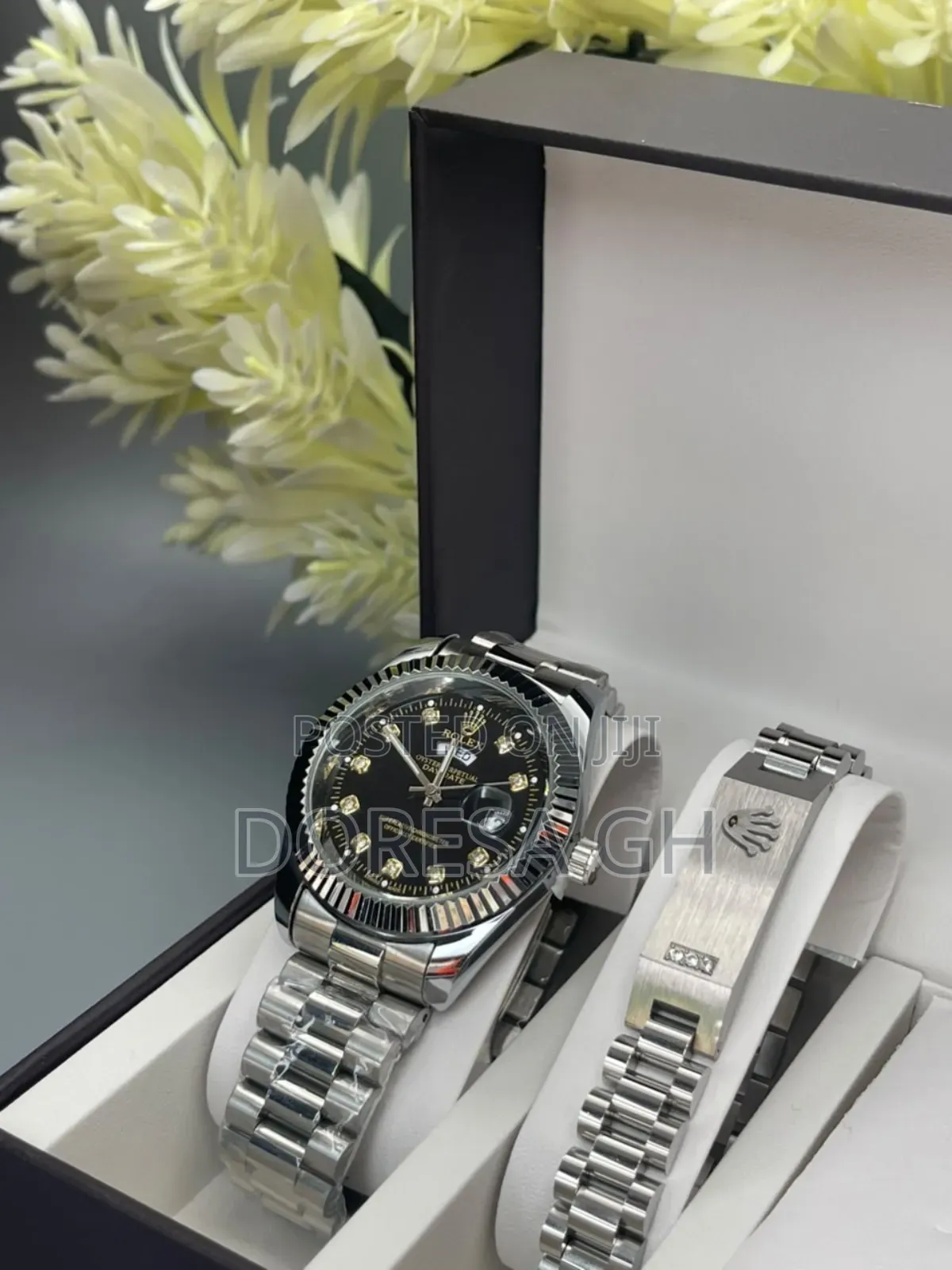 Rolex Watch Rolex Bracelet Set for Him – Matching Gift Set